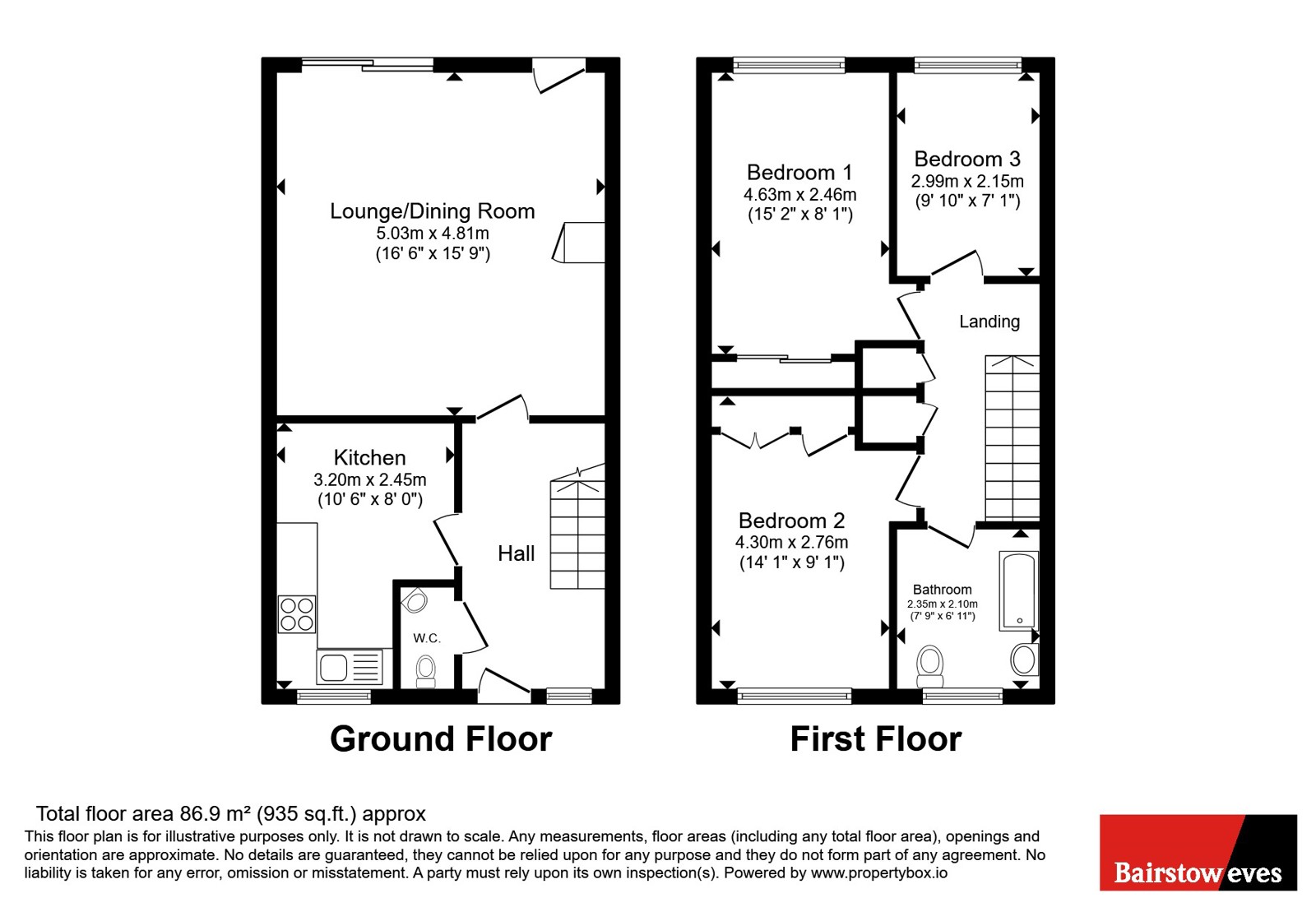 44, Cobden Walk, Essex floorplan