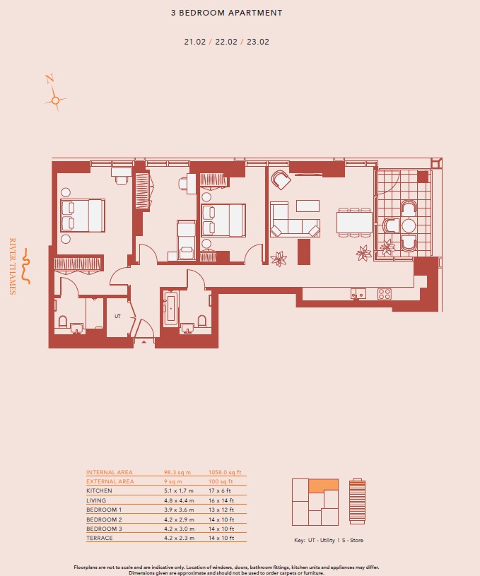 The HiLight, Battersea floorplan