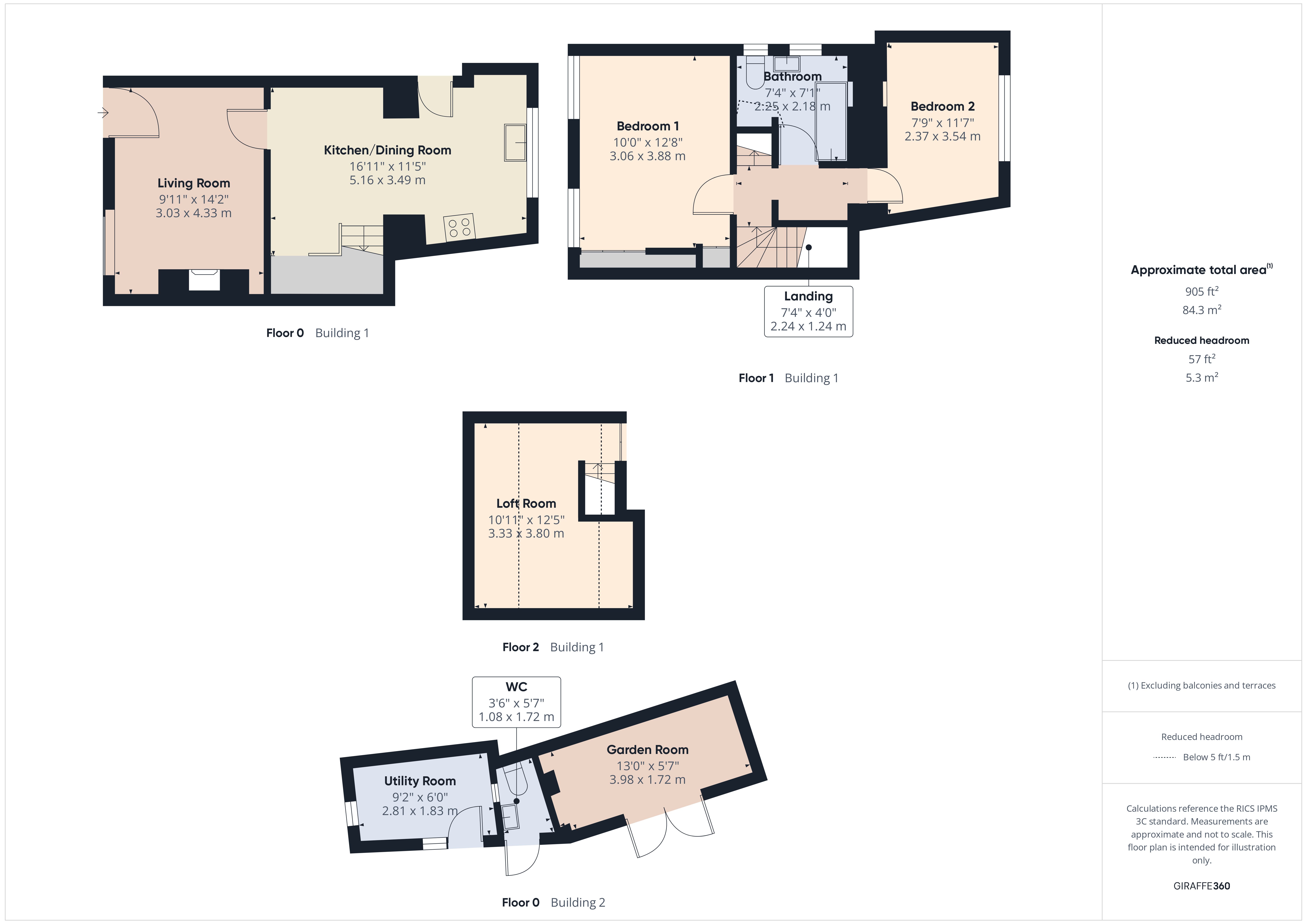16, Townsend, Bude floorplan