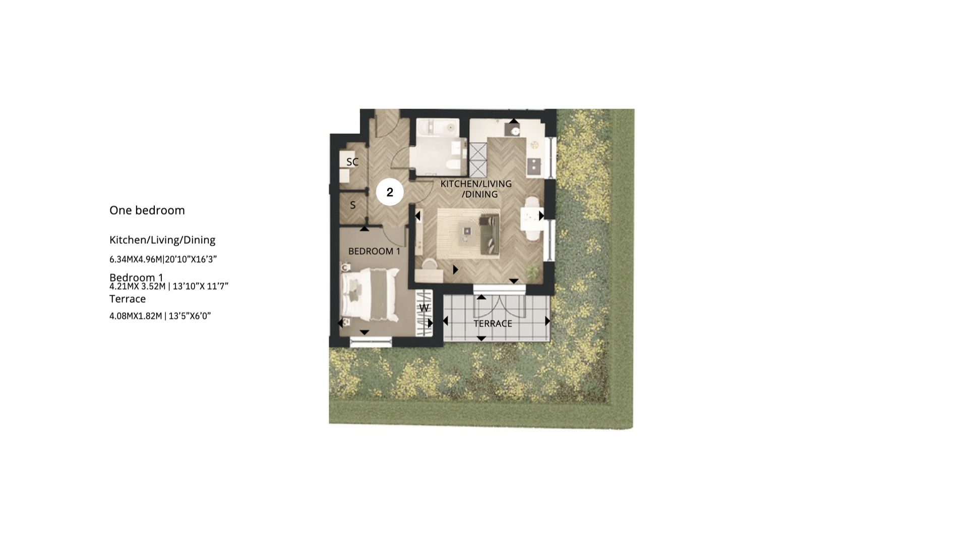 213 - Apt 2, London floorplan