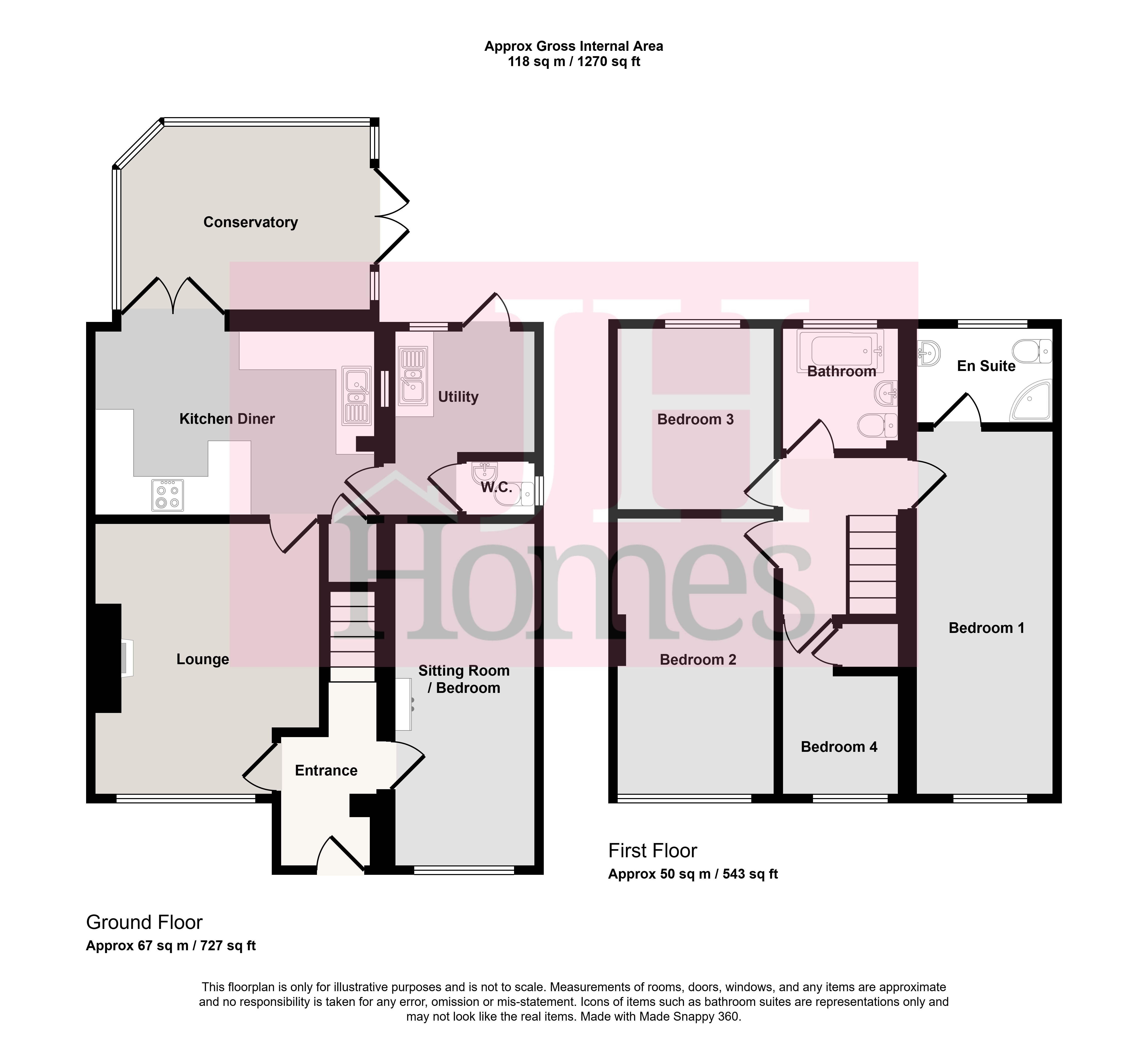 Bigland Drive, Cumbria, floorplan