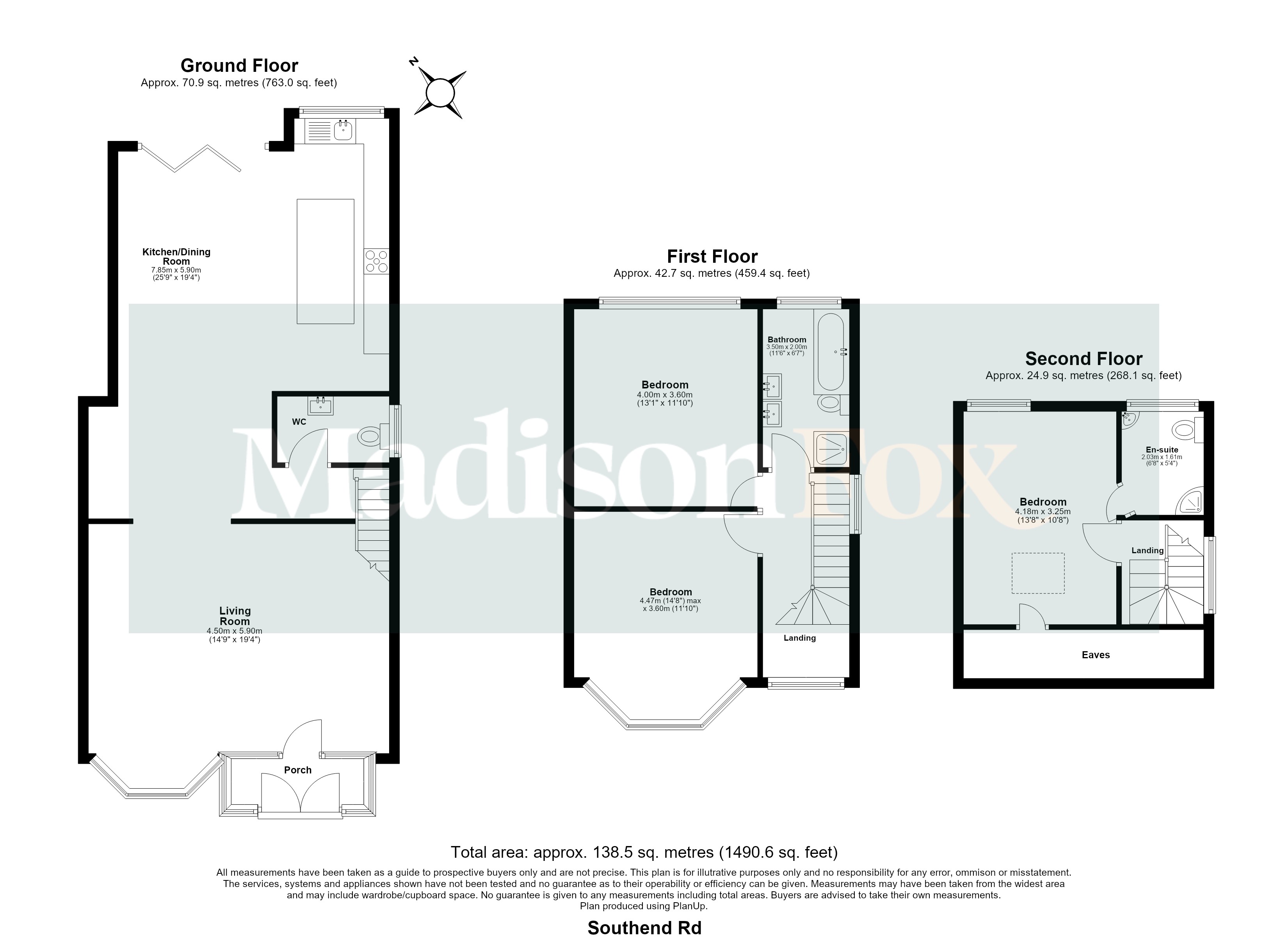 230, Southend Road, Woodford Green floorplan