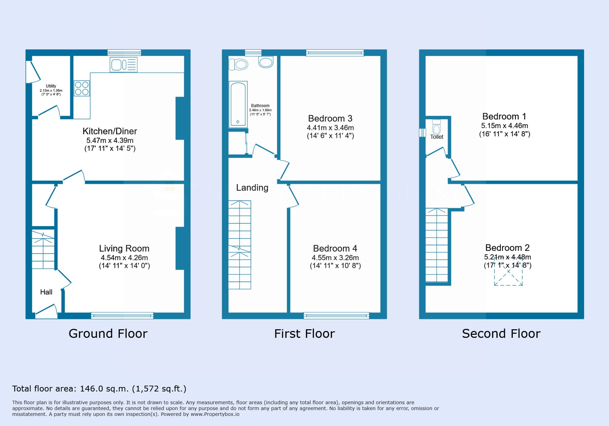 603 Newchurch Road, Bacup floorplan