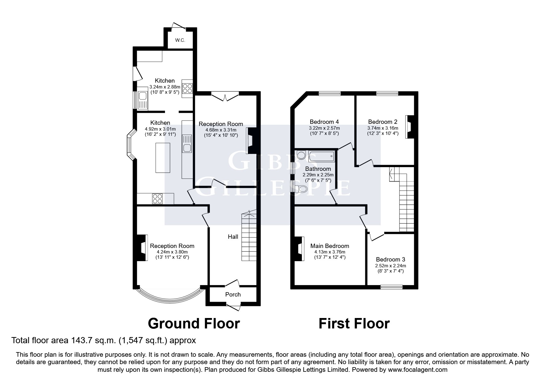 238, Pinner Road, Harrow floorplan