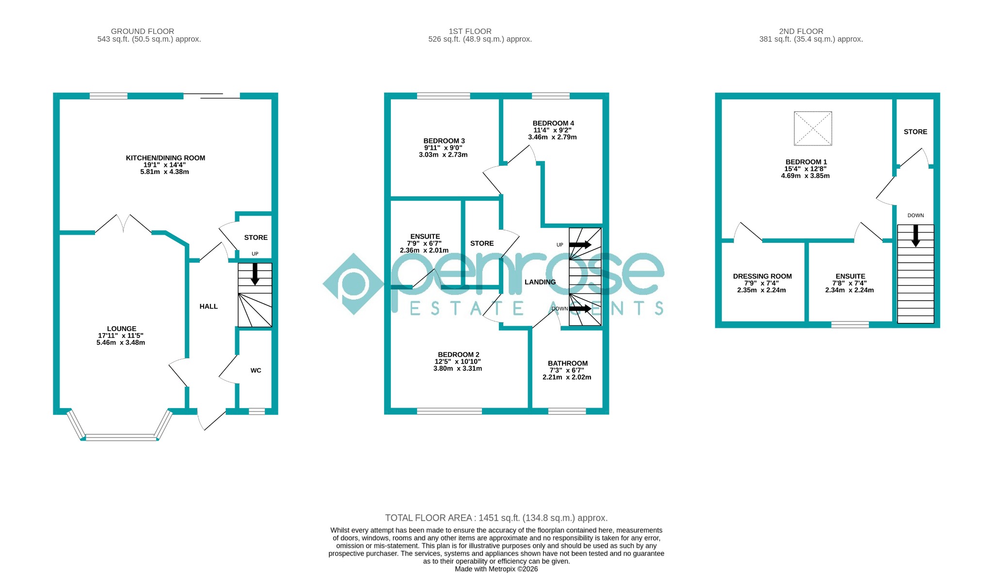 Dunstable, Bedfordshire floorplan