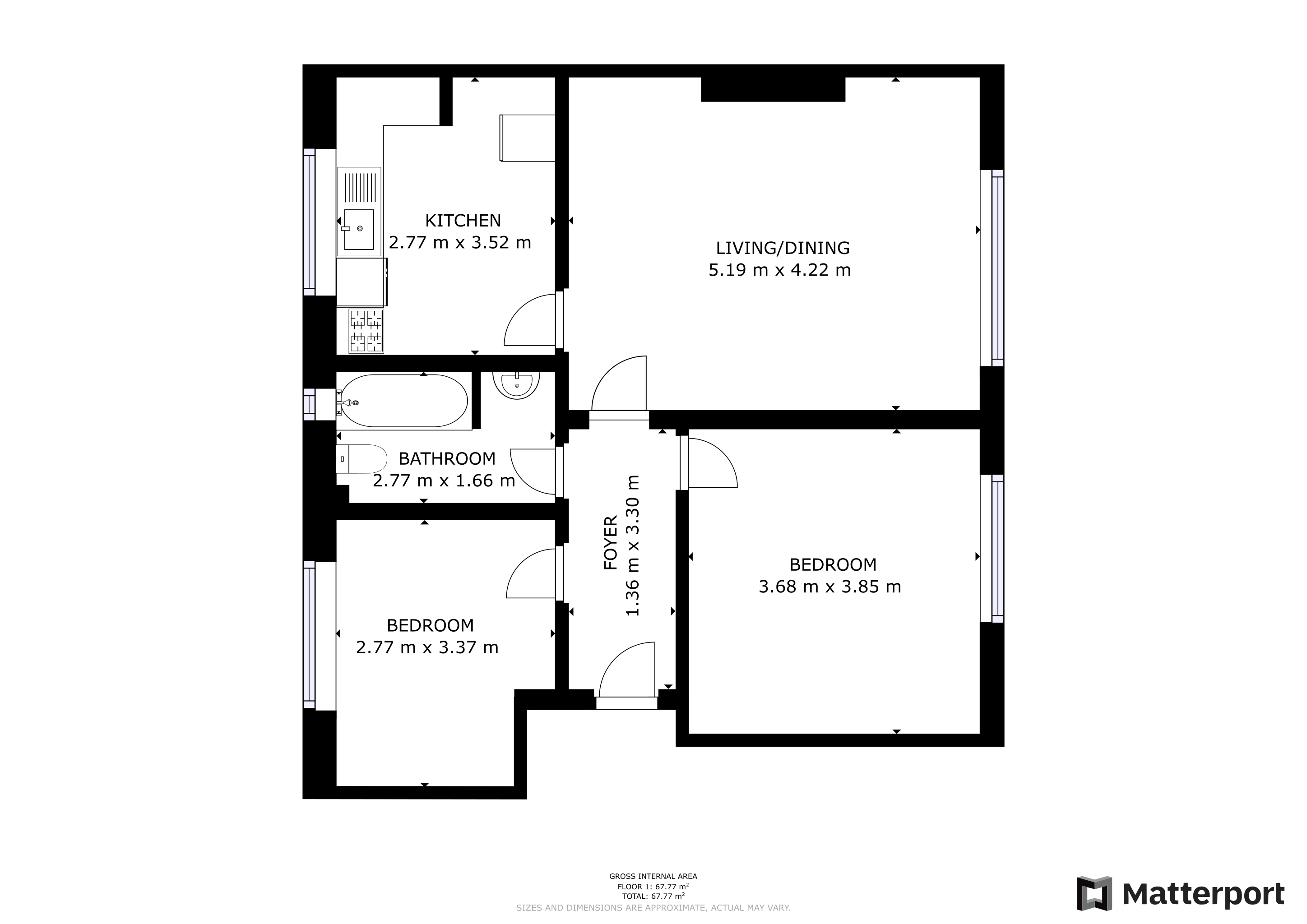 232, Great Bridge Road, Bilston floorplan