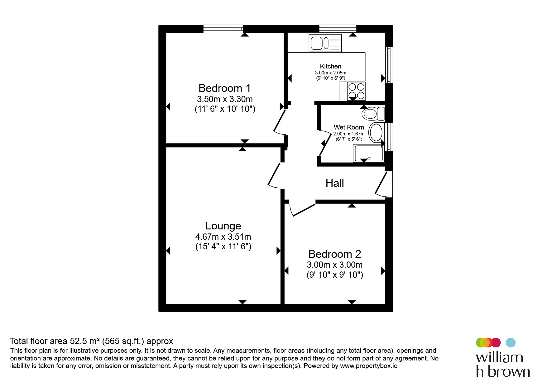 23, Park View Road, Rotherham floorplan