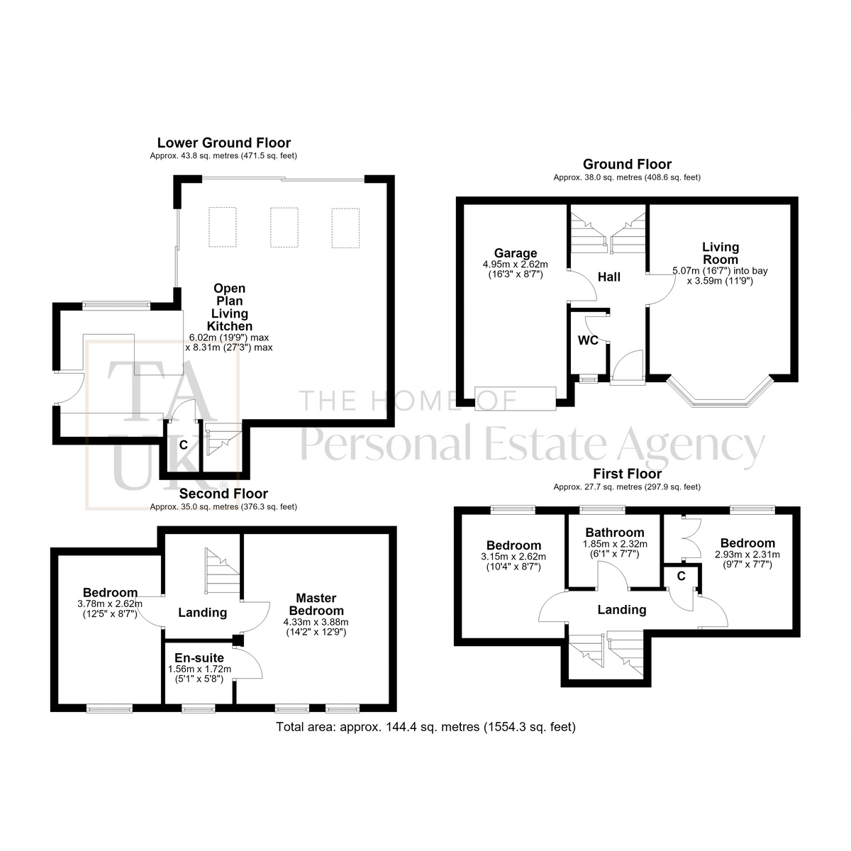 25, Bonington Rise, Marple Bridge floorplan
