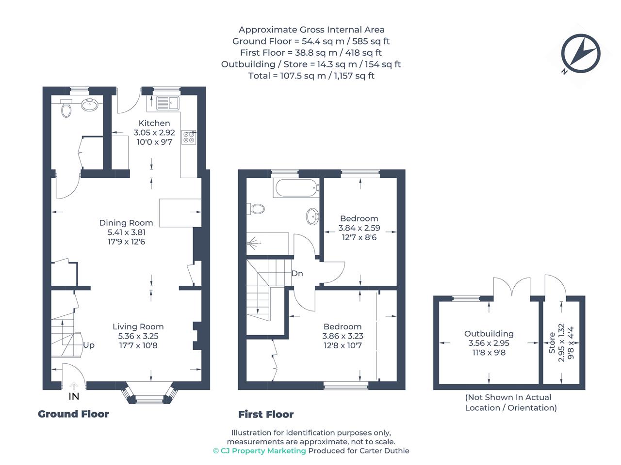 4, Station Cottages, Denham floorplan