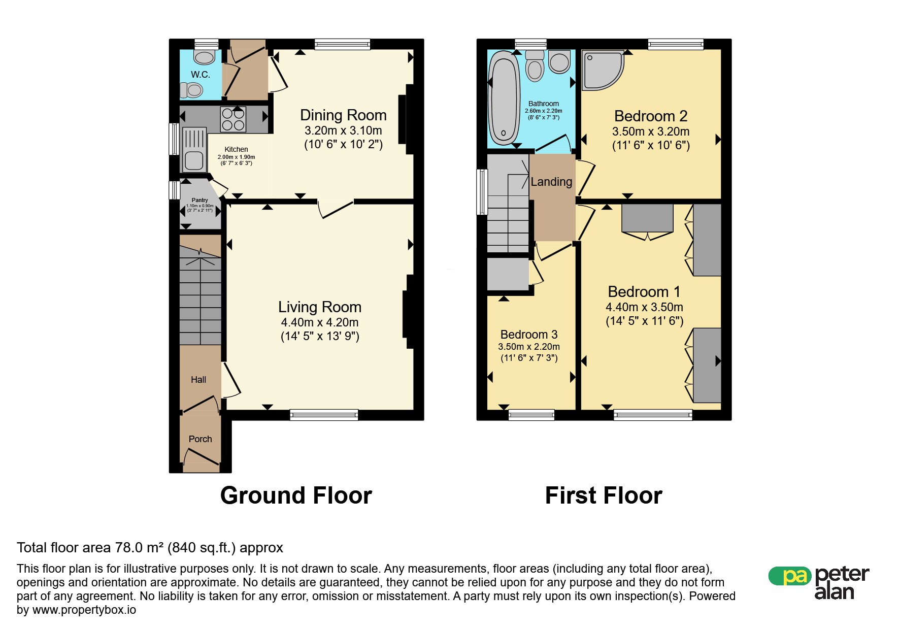 56, Warwick Road, Ebbw Vale floorplan