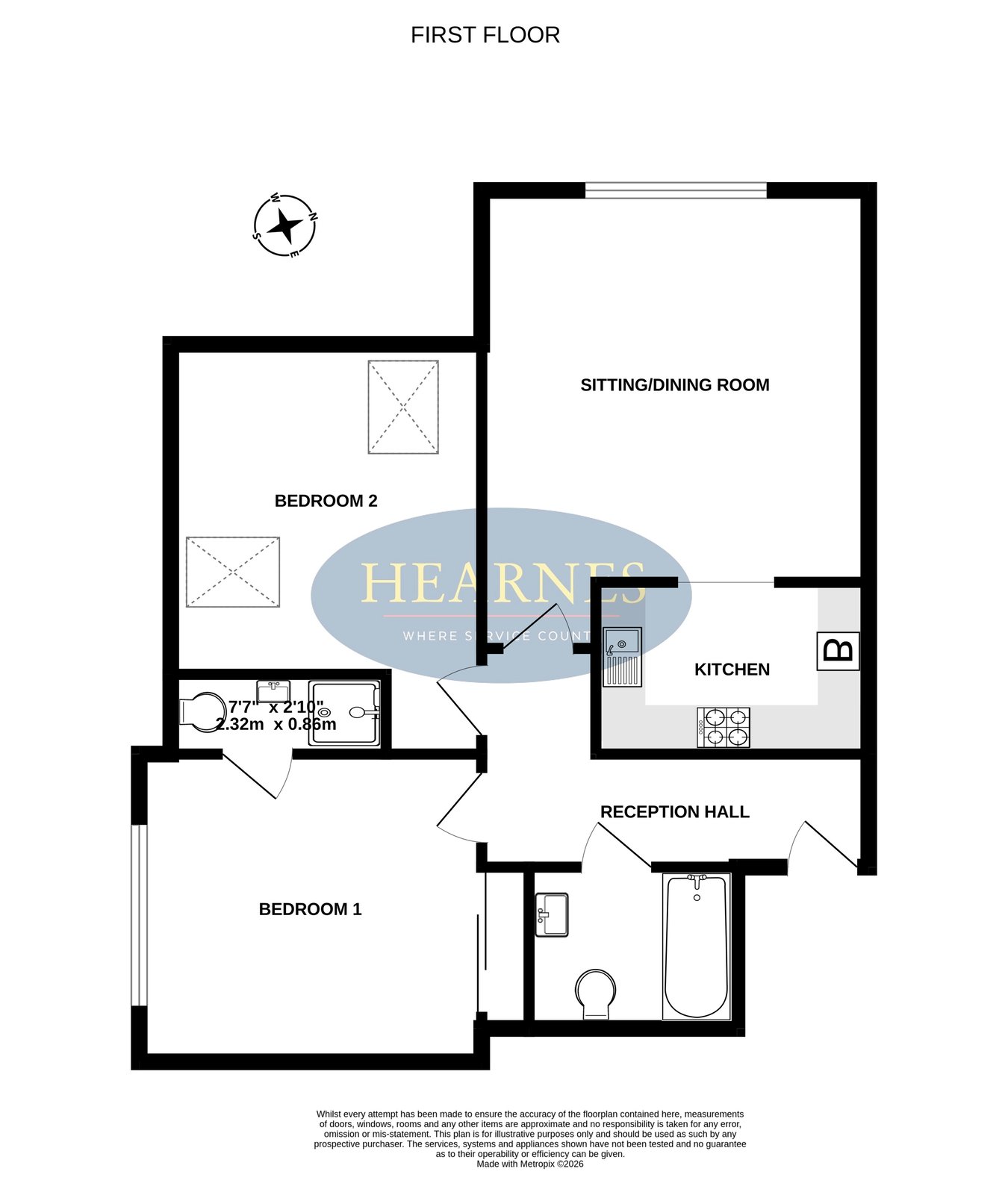 Heathlands Lodge, West Moors Road, Ferndown floorplan