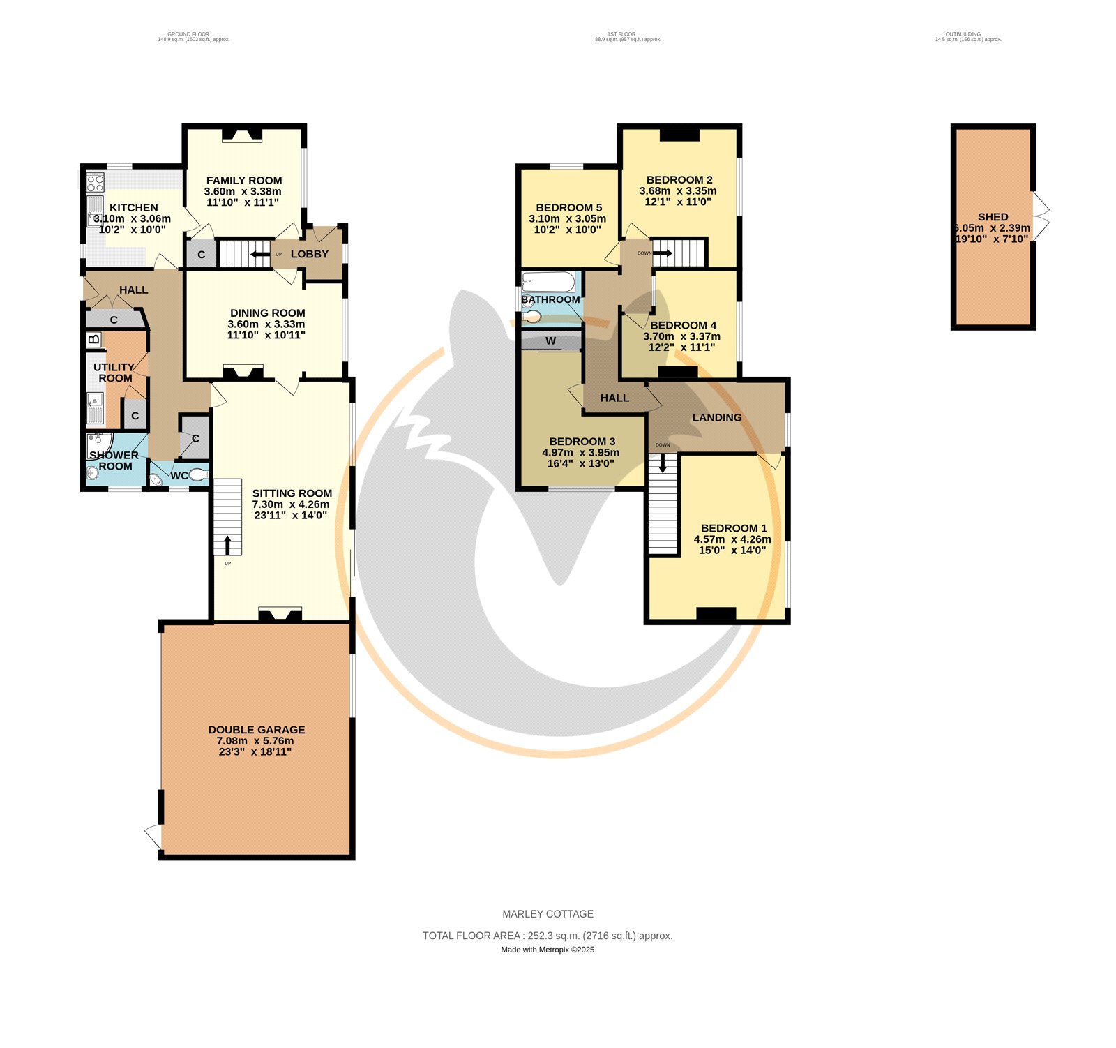 Marley Cottage,, Marley Mount, Lymington floorplan