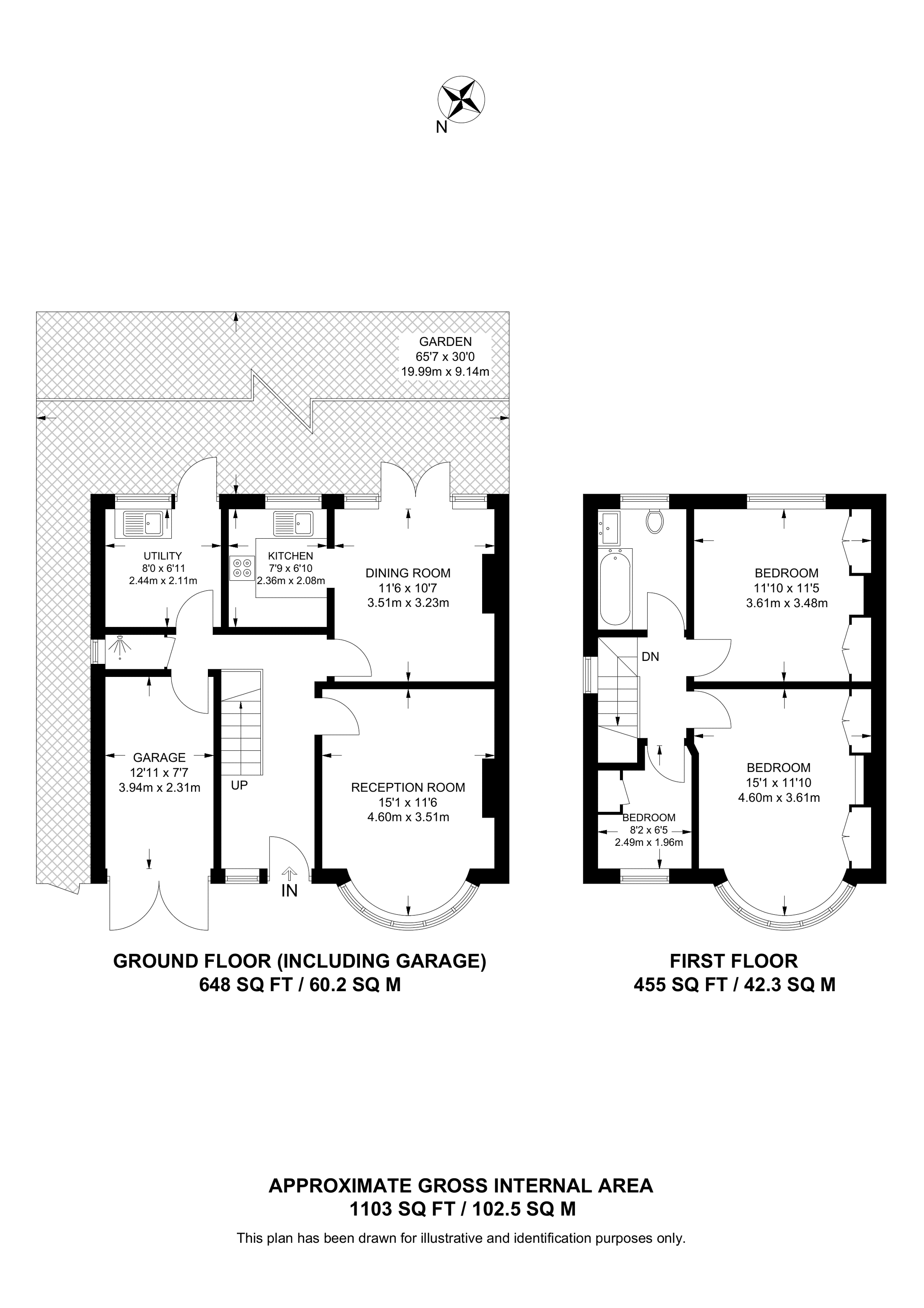 Cavendish Avenue, Motspur Park, New Malden, KT3 floorplan