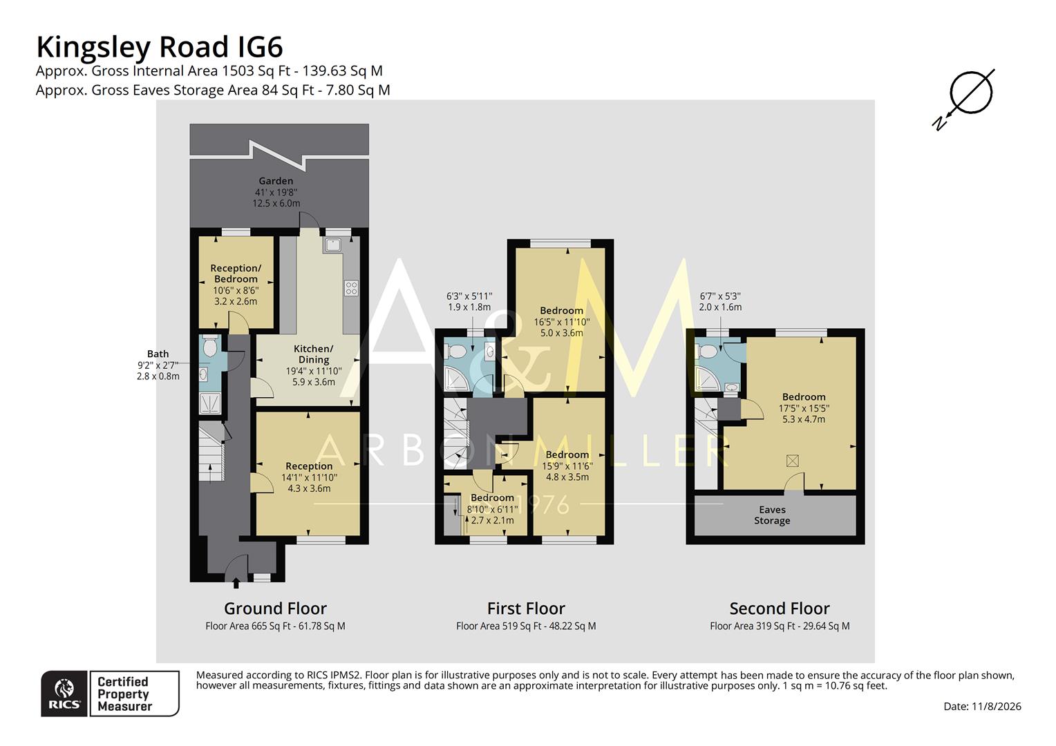 22, Kingsley Road, Hainault floorplan