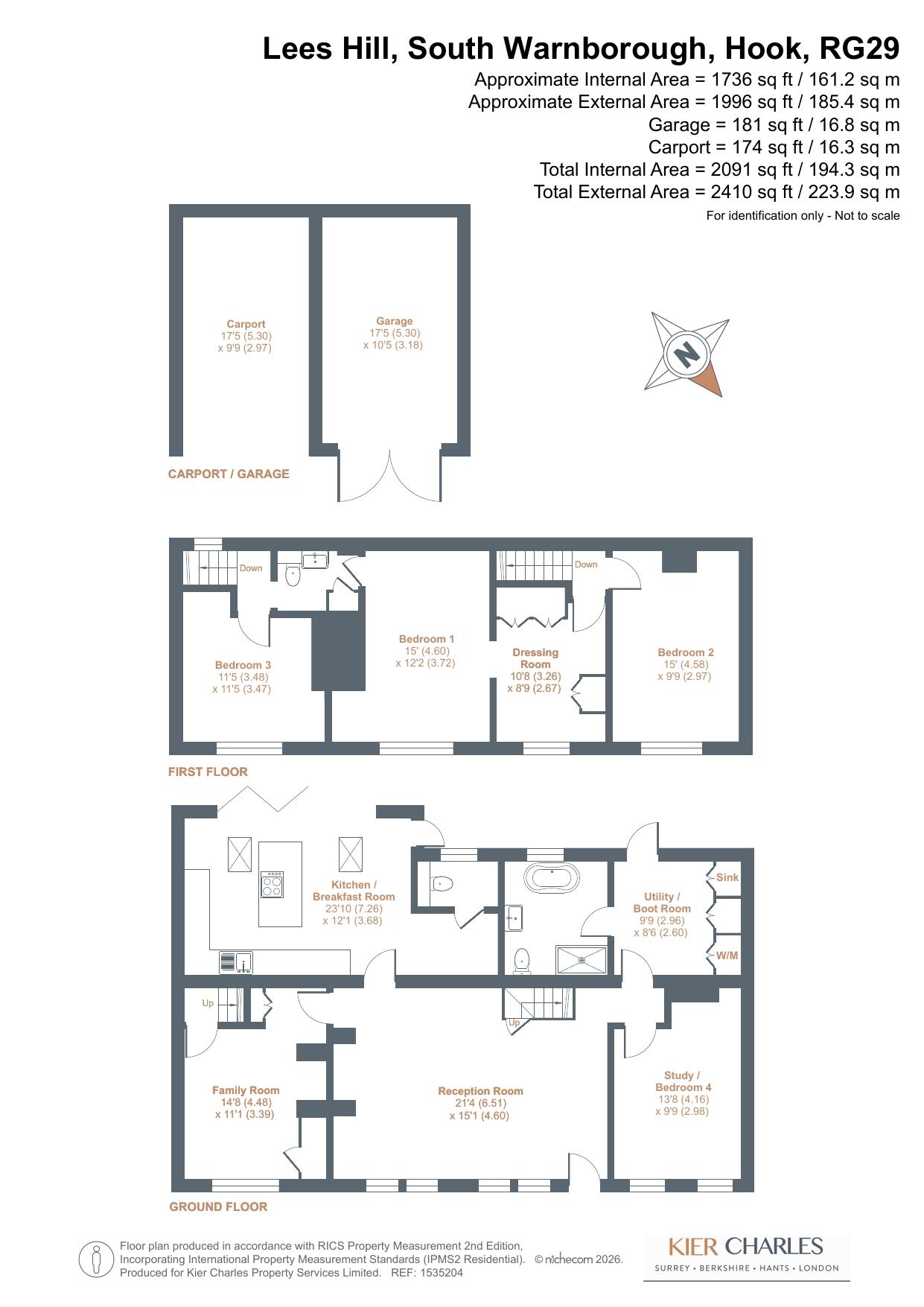 Lees Hill, Hook floorplan