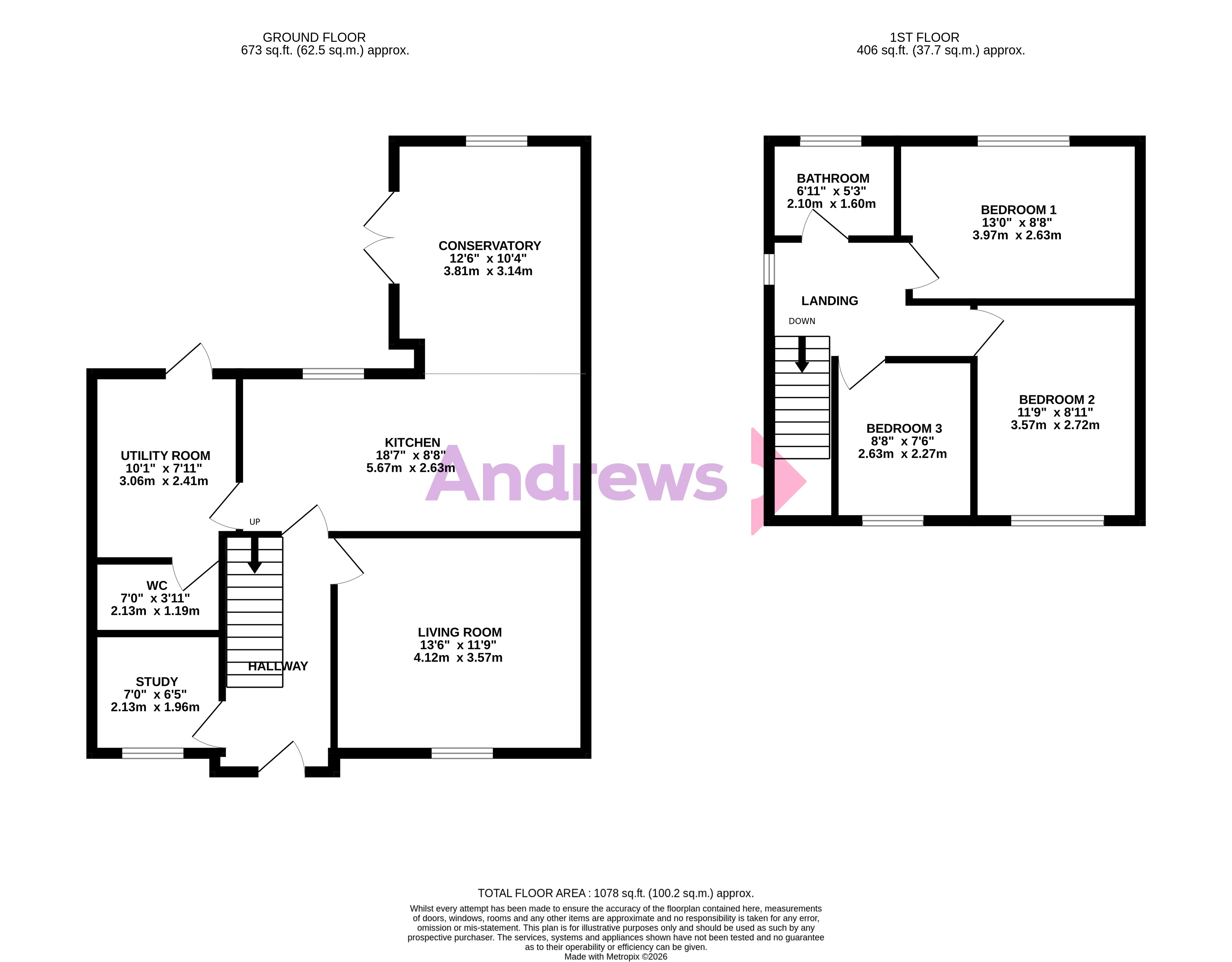 9, Rookery Road, Gloucester floorplan