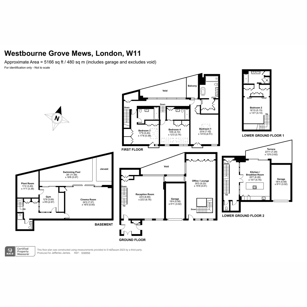 Westbourne Grove Mews, London W11, 4 bedroom terraced house for sale