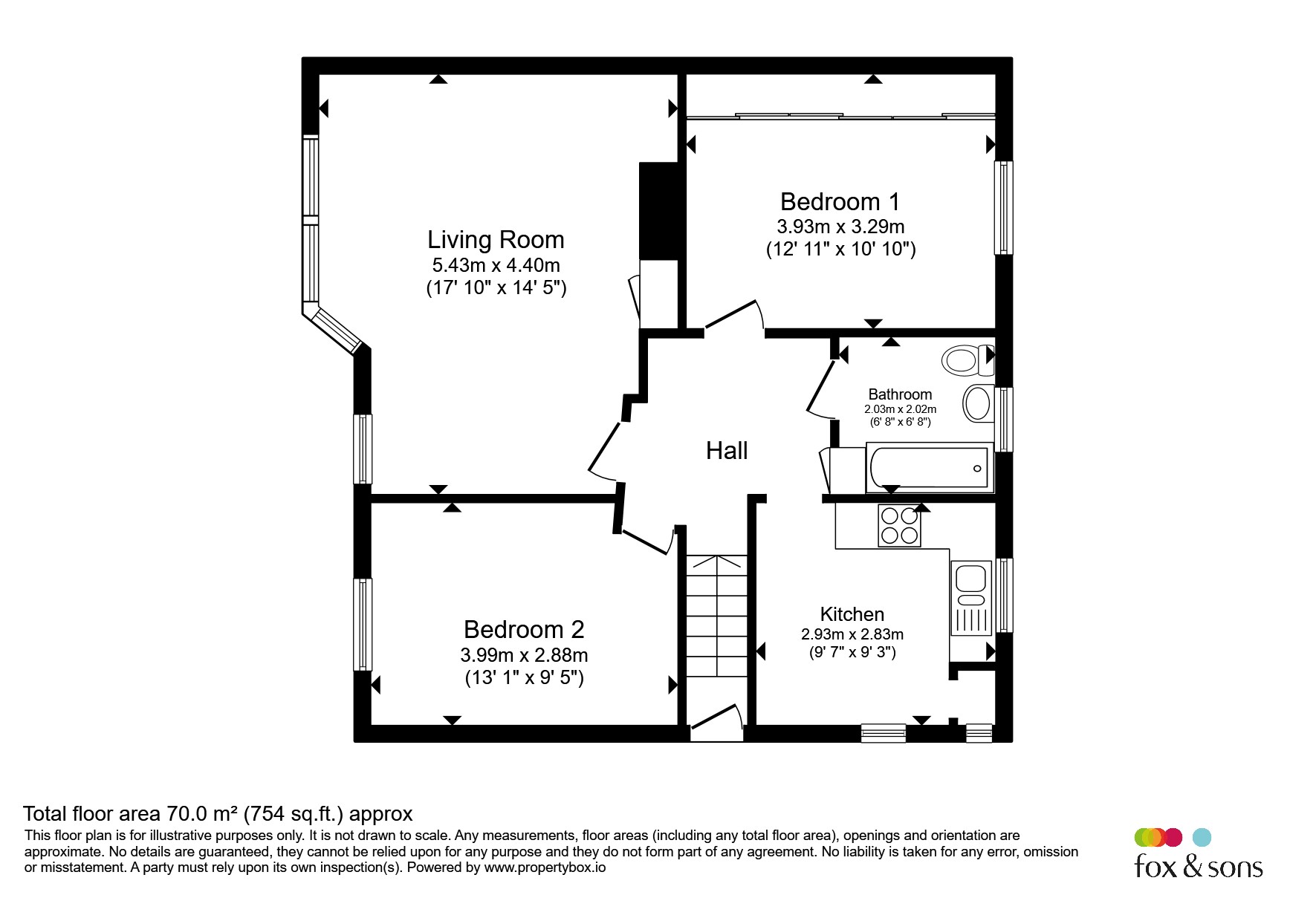 10, Rock Lane, Hastings floorplan