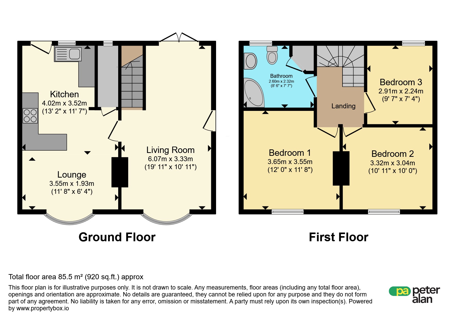 64, Parc Wern, Neath floorplan