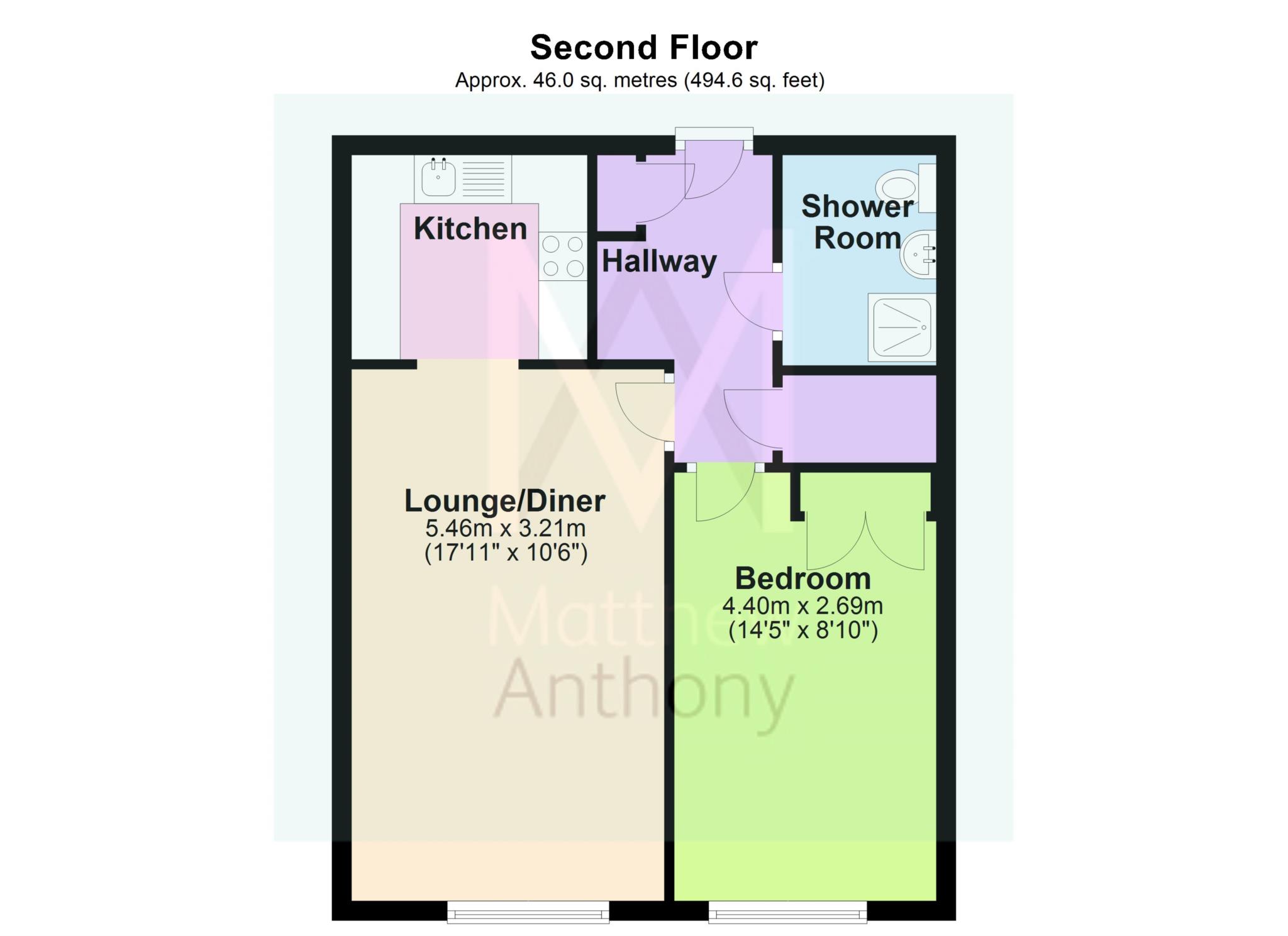 1 Bedrooms Flat for sale in Chesterton Court, Horsham RH13