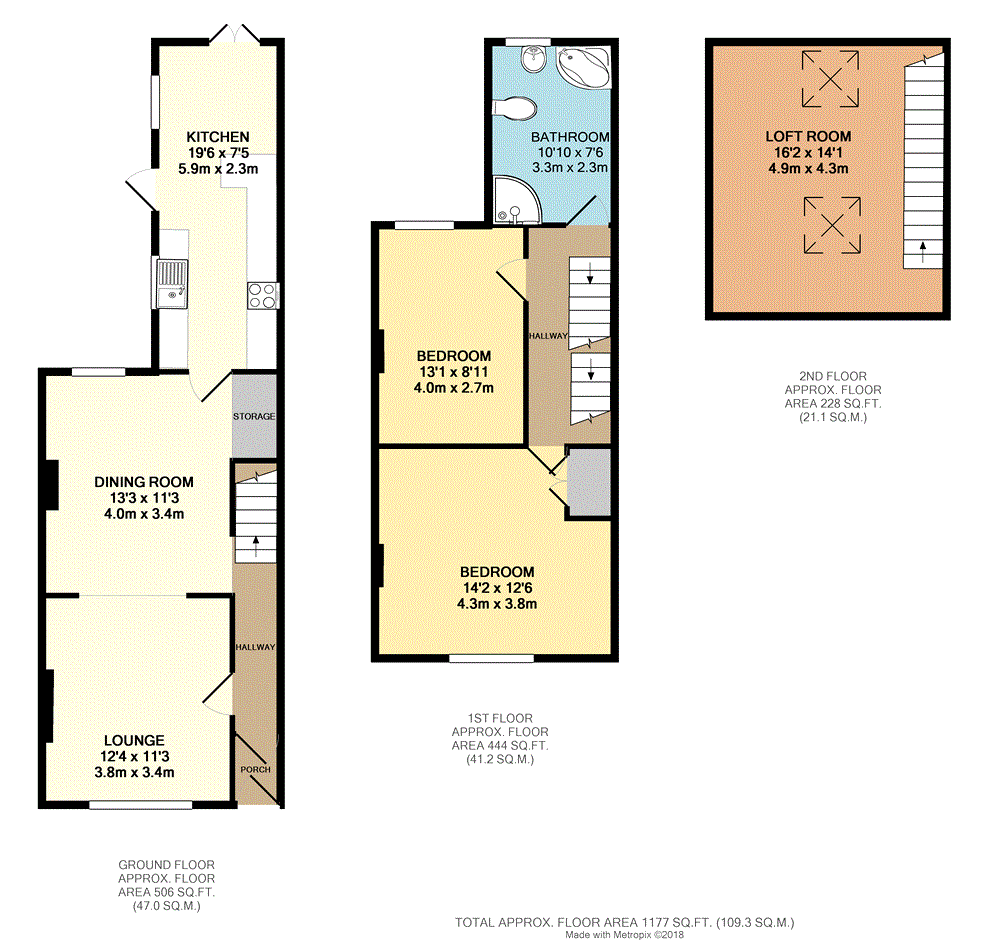 2 Bedrooms Terraced house for sale in Garnet Street, Bedminster, Bristol BS3