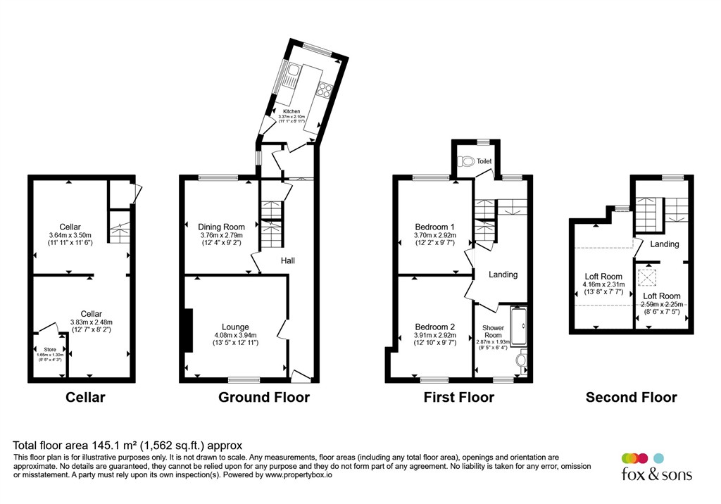 51, St. Peter Street, TIVERTON floorplan
