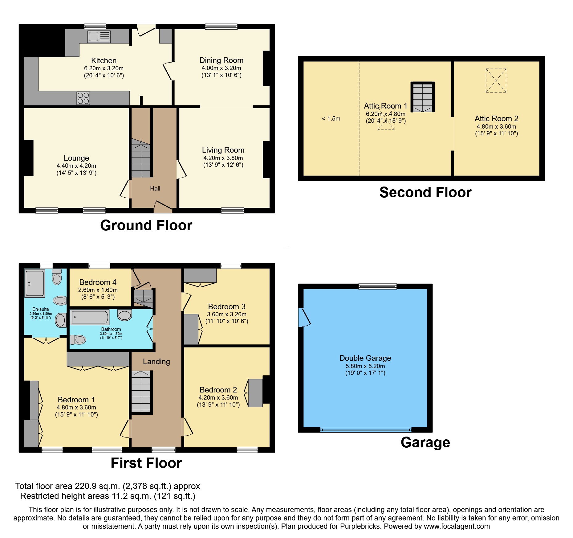 5, Hadfield Cross, Glossop floorplan