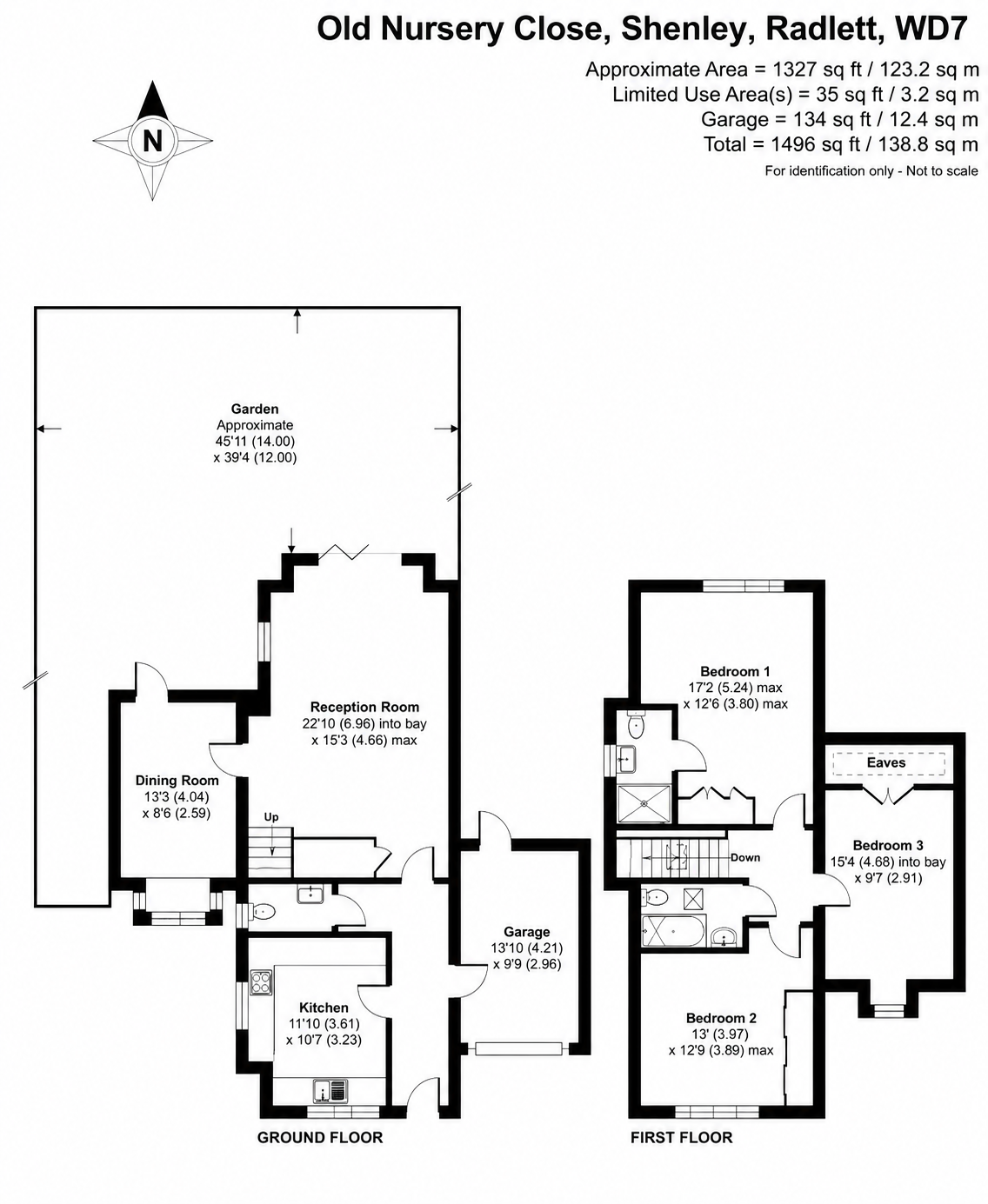 8, Old Nursery Close, Radlett floorplan