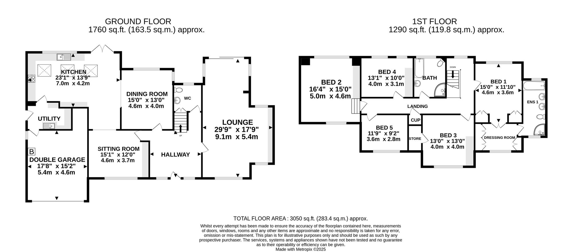 110 Park Road, Altrincham floorplan
