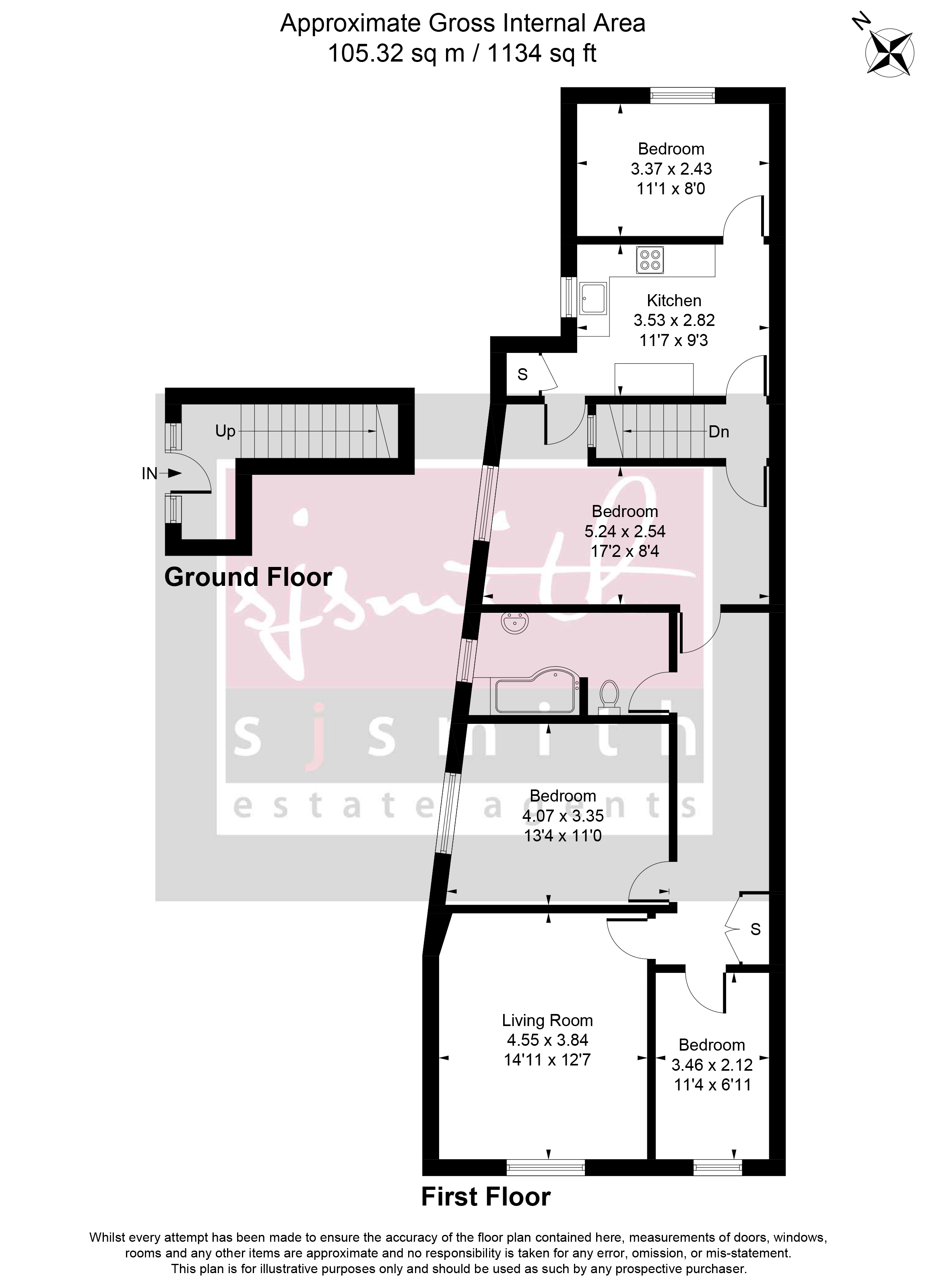 92a, Church Road, Ashford floorplan