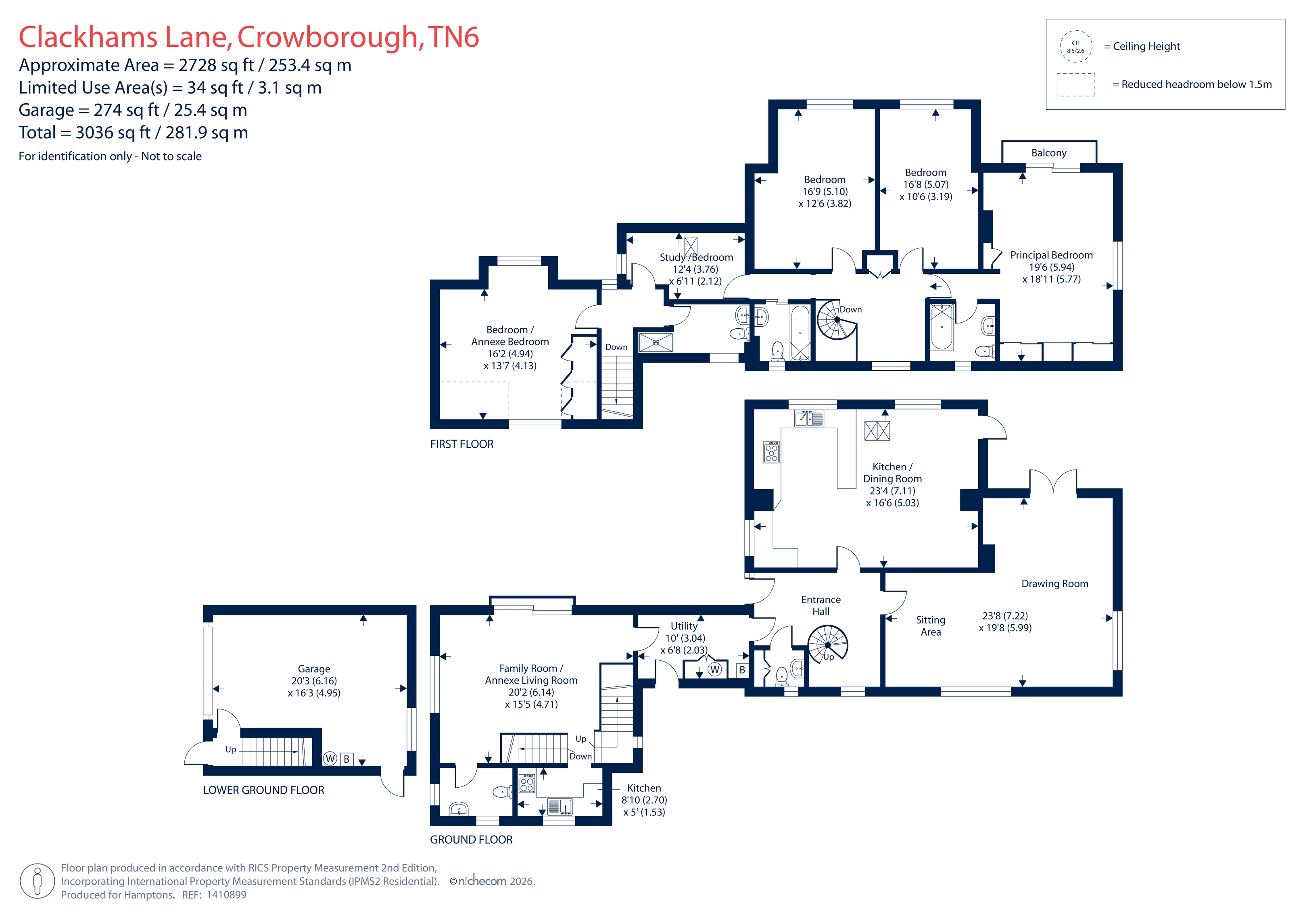Tinderet, Clackhams Lane, Crowborough floorplan