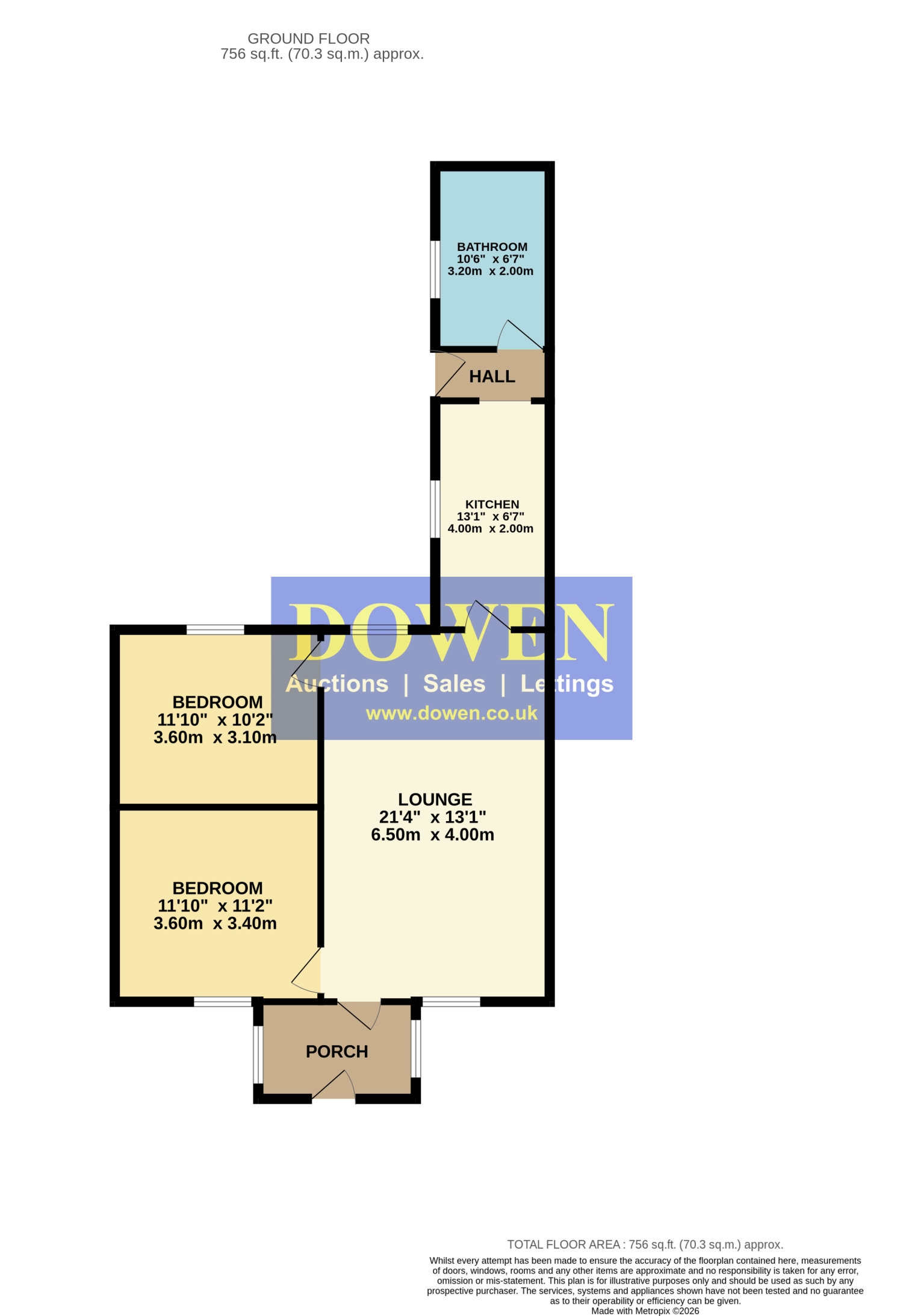 24, Sutherland Street, Seaham floorplan