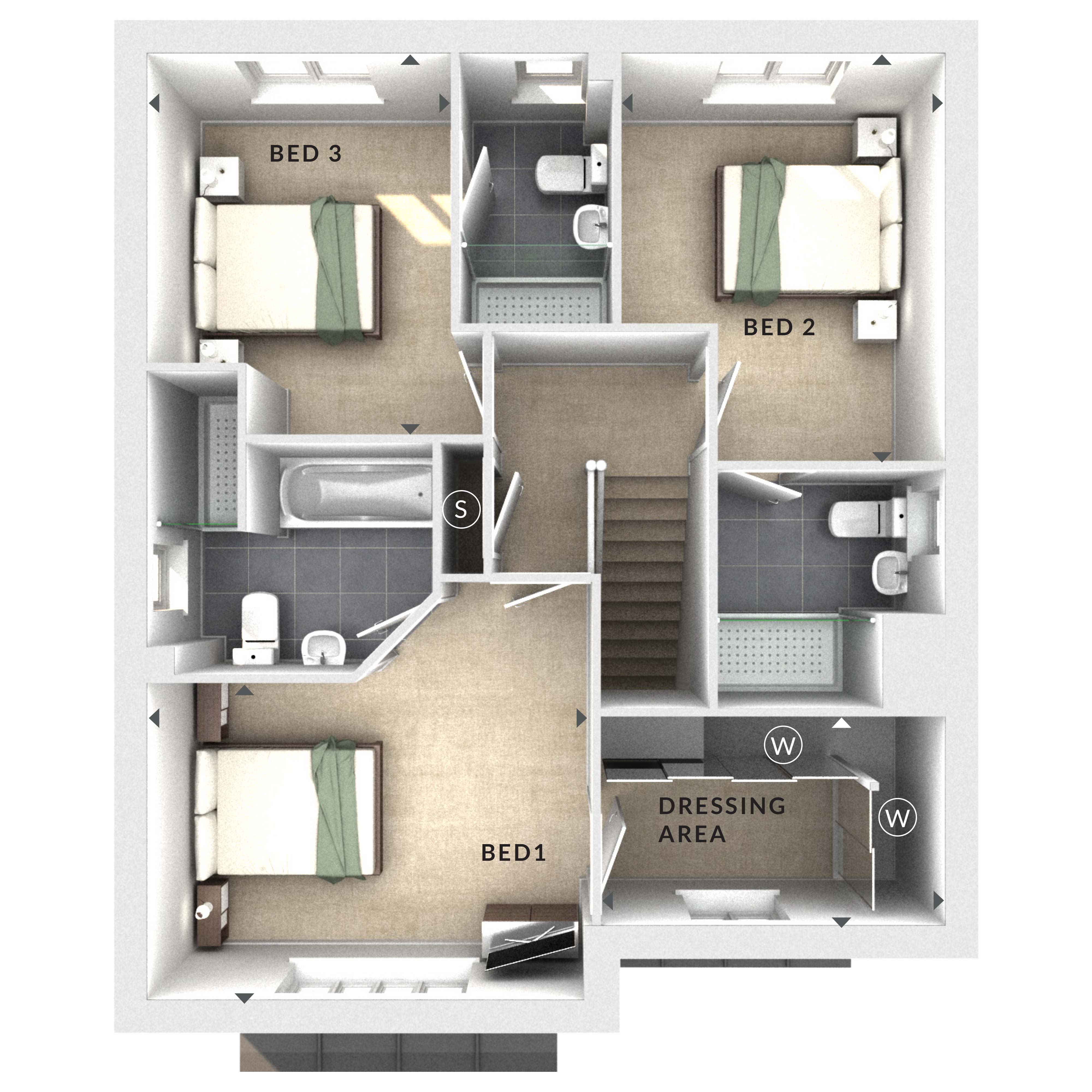 273, Bennetts Road North, Keresley floorplan