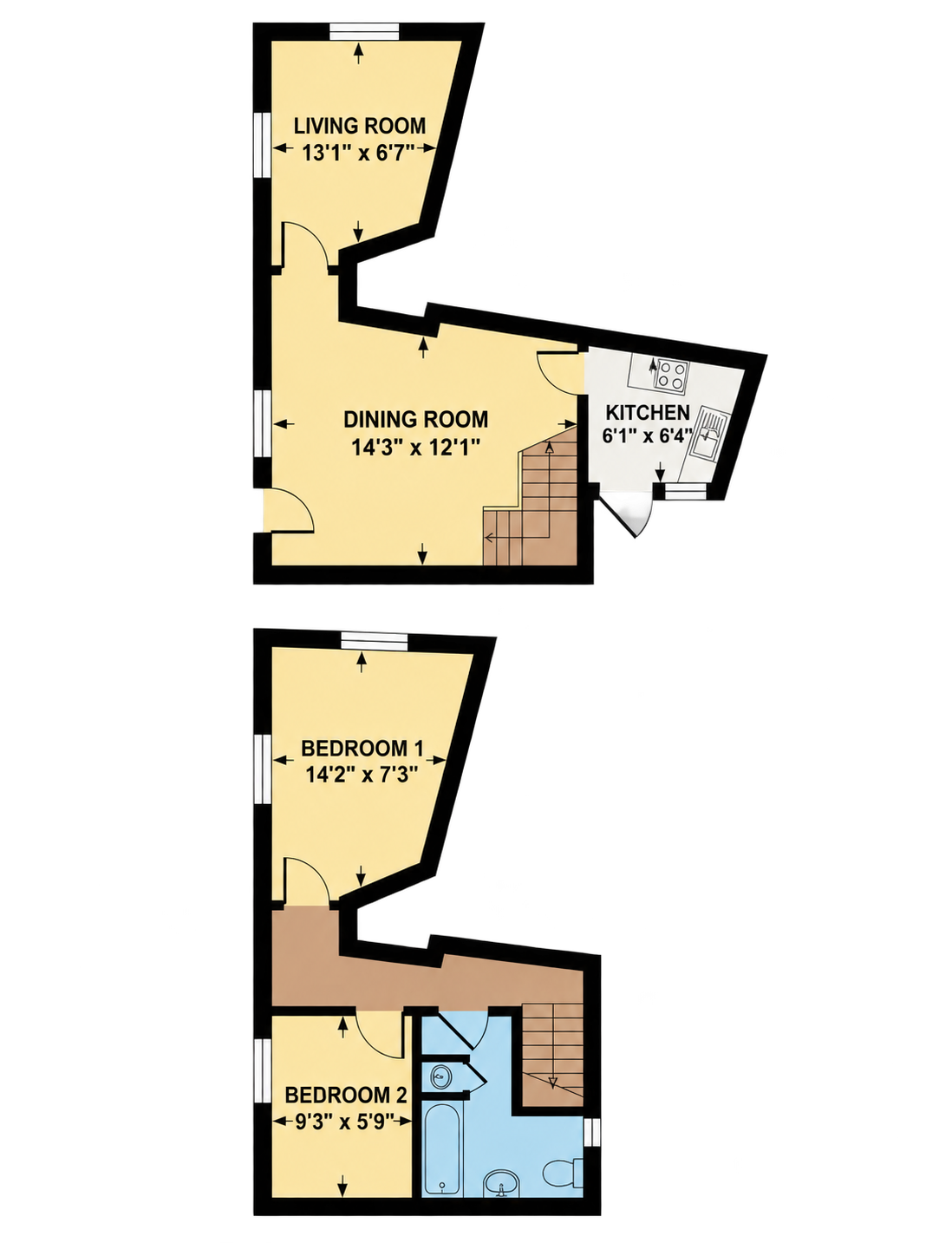 1, Emwell Street, Warminster floorplan