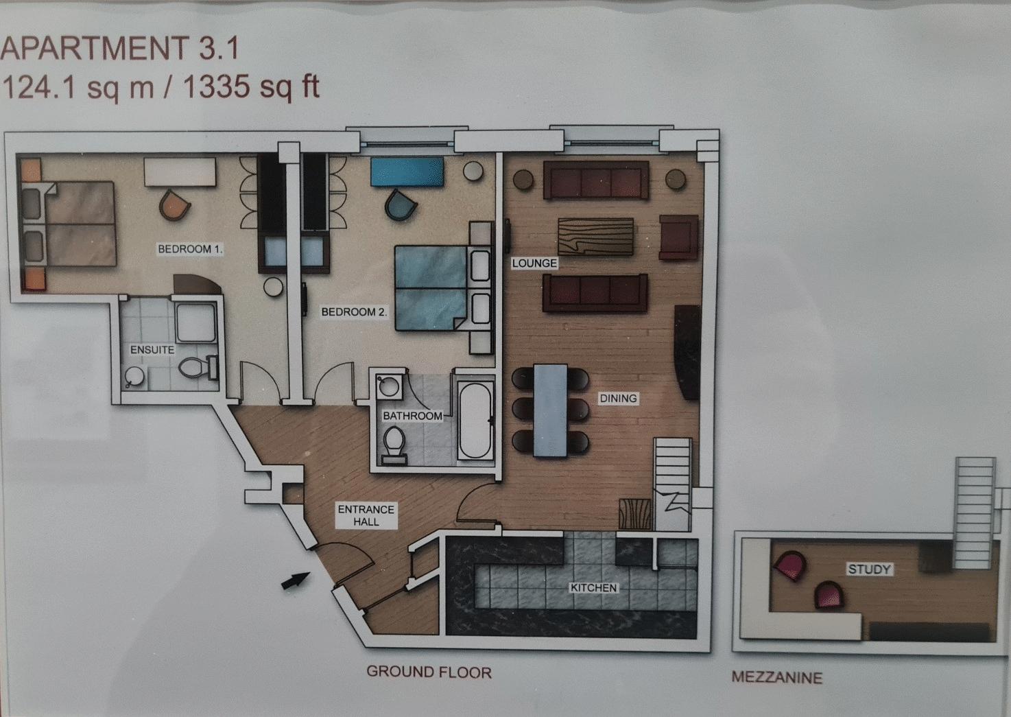 3.1 Shelton House, 62 Park Road, Peterborough floorplan