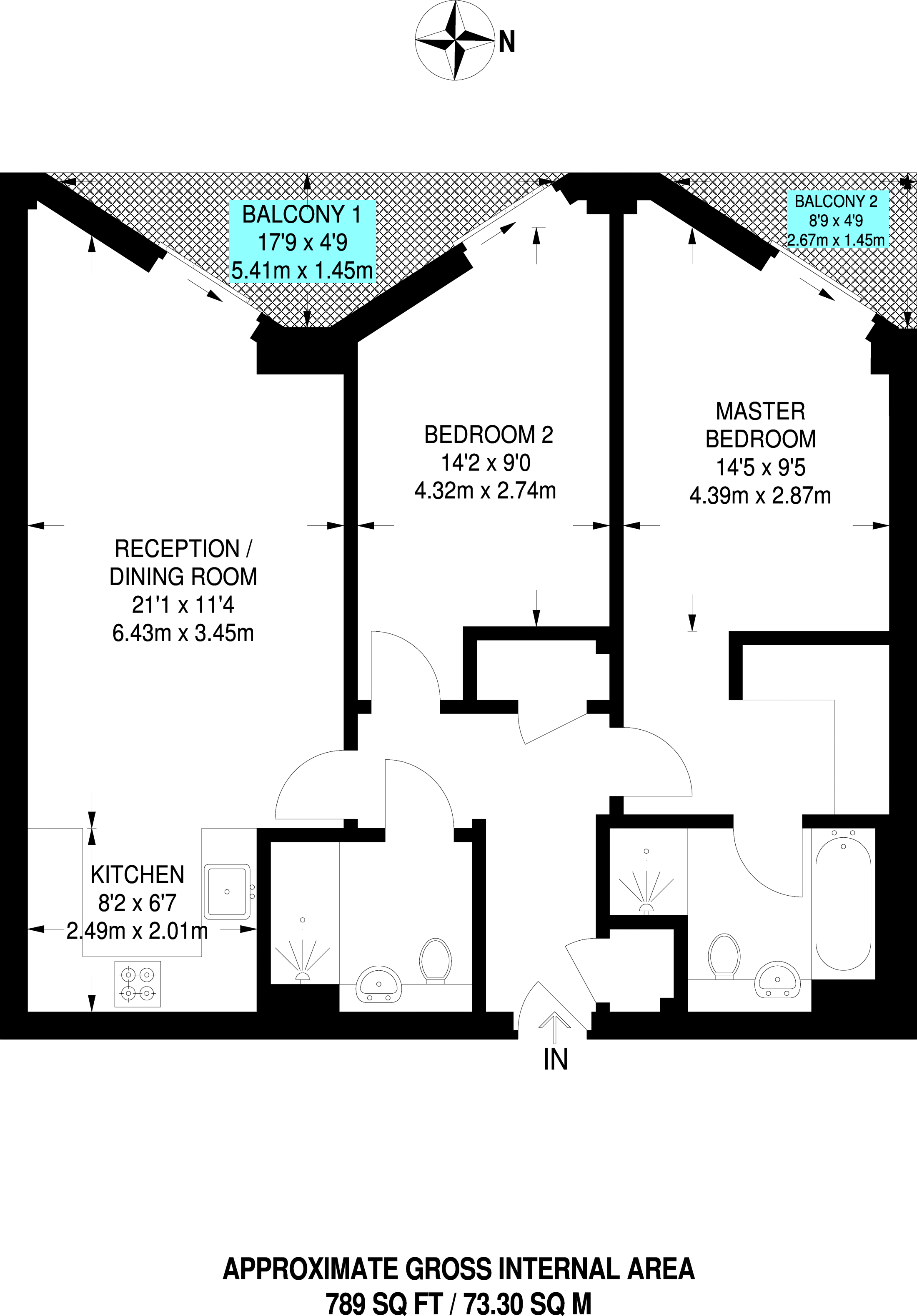 2 Bedrooms Flat to rent in Riverlight, Nine Elms SW11