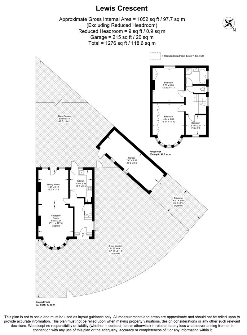 4, Lewis Crescent, London floorplan