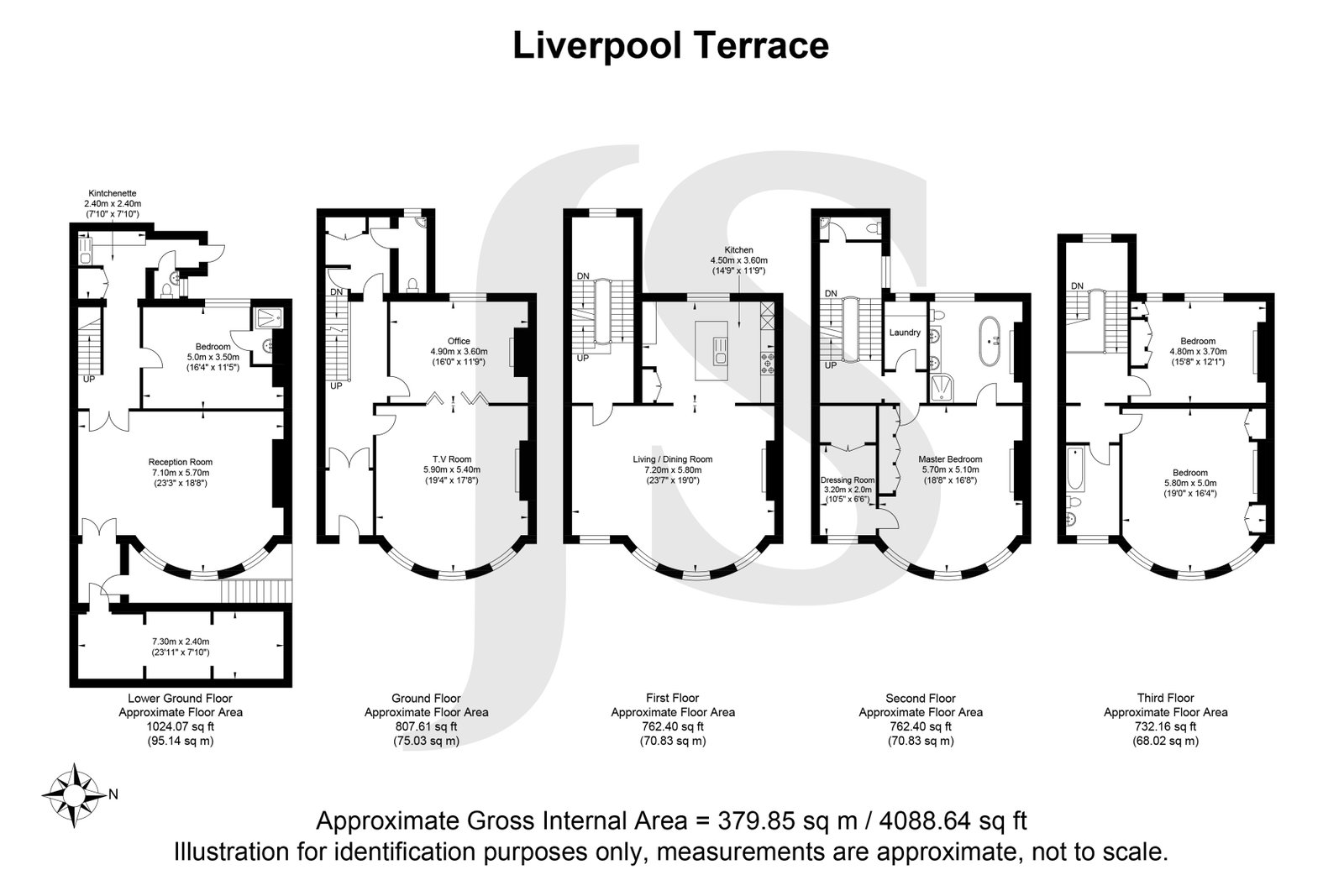 9, Liverpool Terrace, Worthing floorplan
