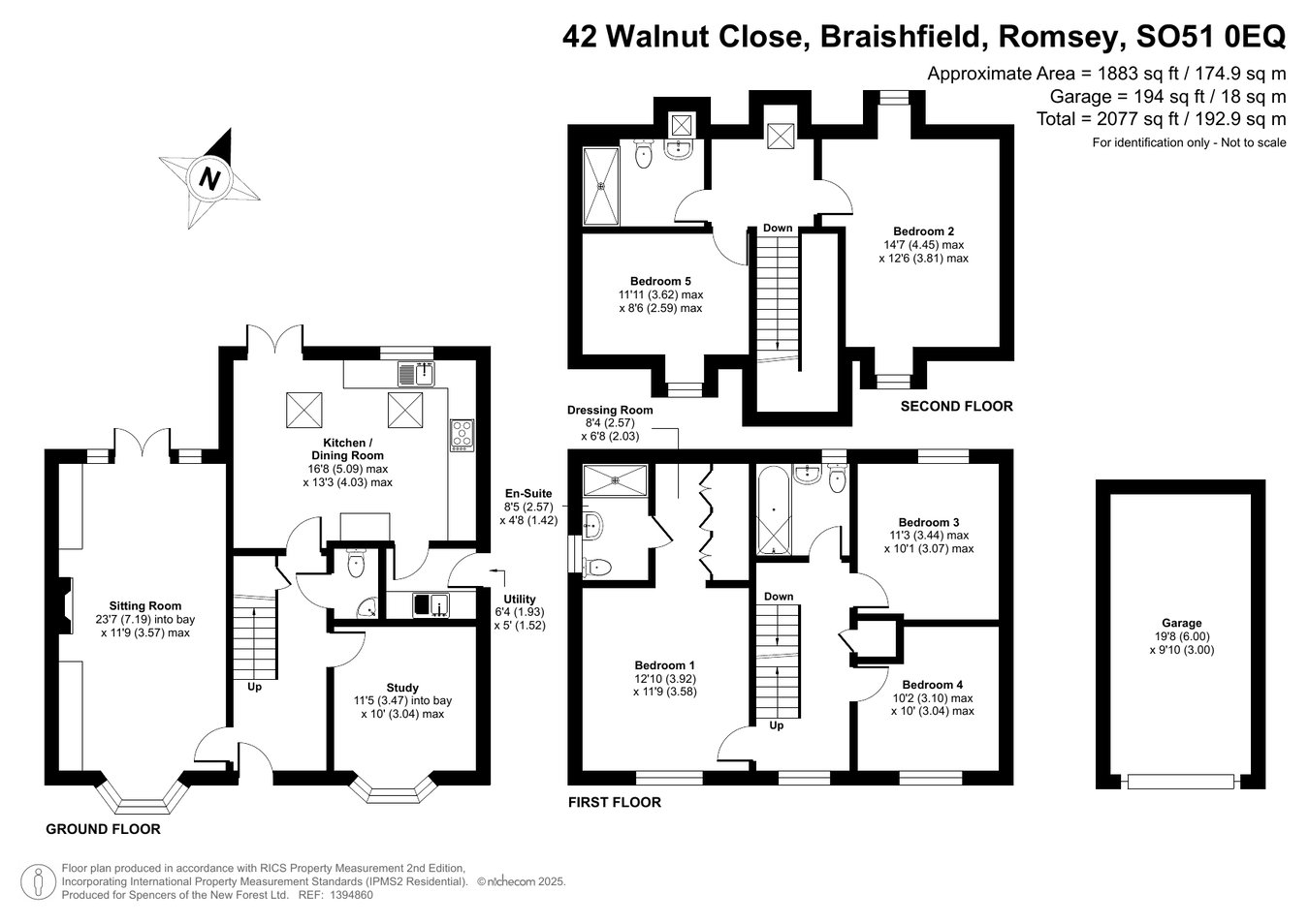 42, Walnut Close, Romsey floorplan