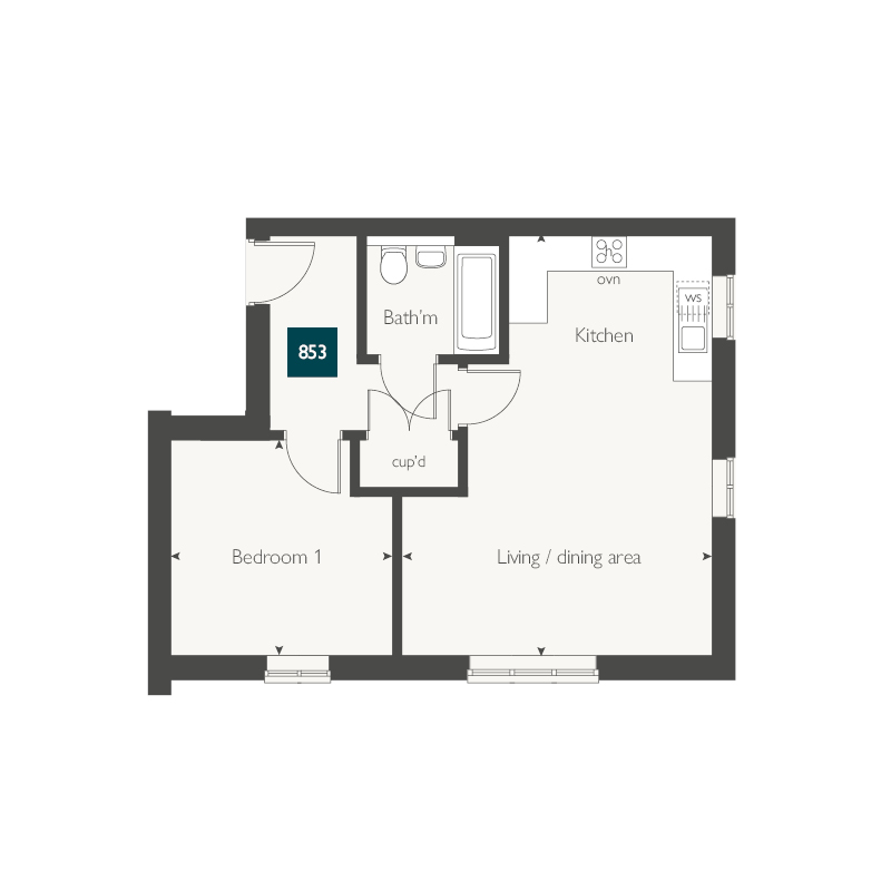 Kingsmead Avenue, Chichester floorplan