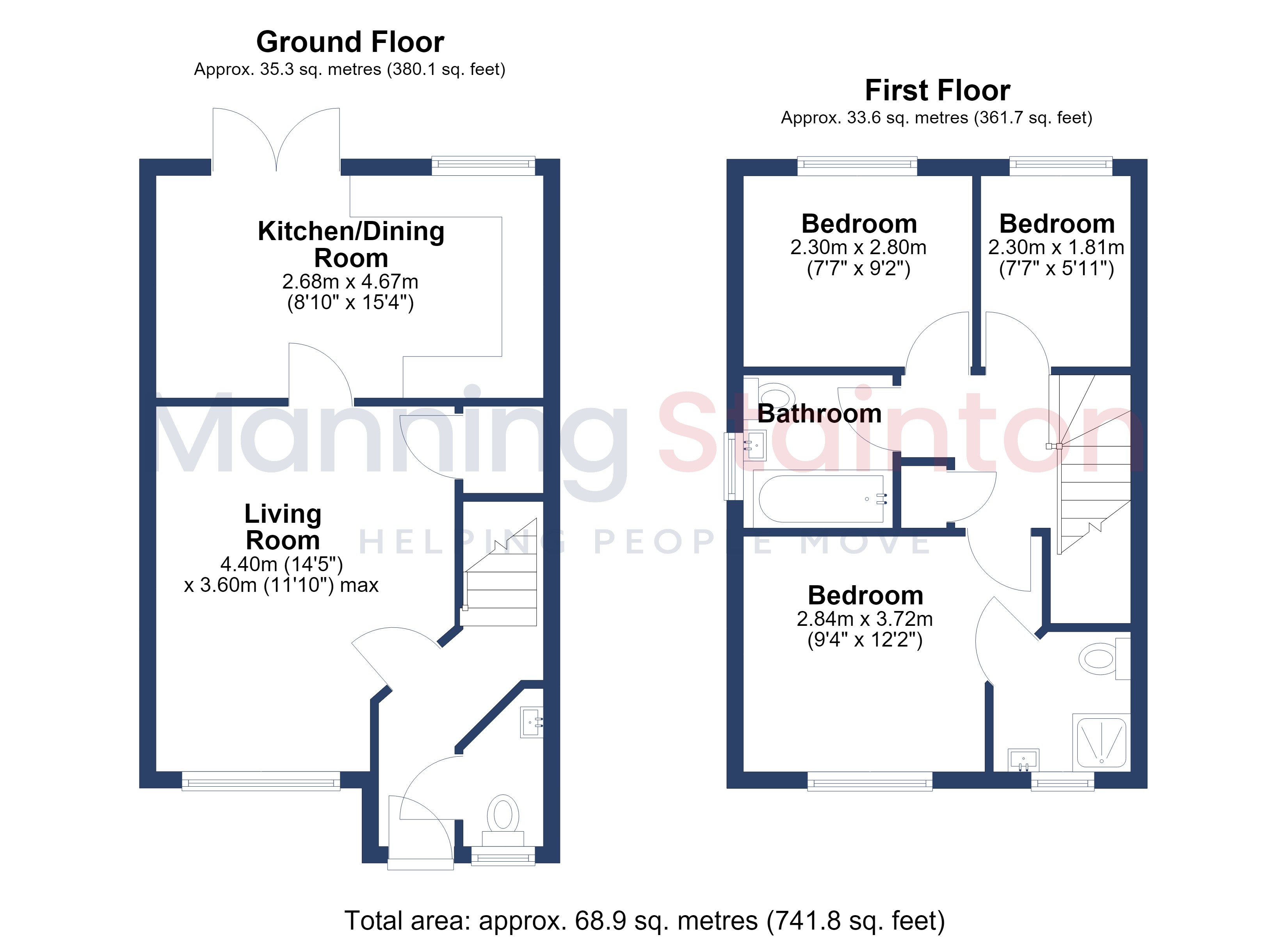 52, The Rowans, Wakefield floorplan
