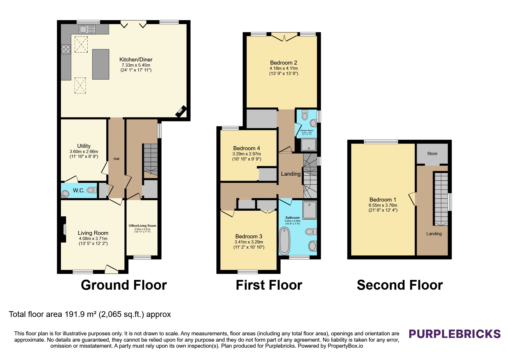 10, Mill Lane, Kidderminster floorplan