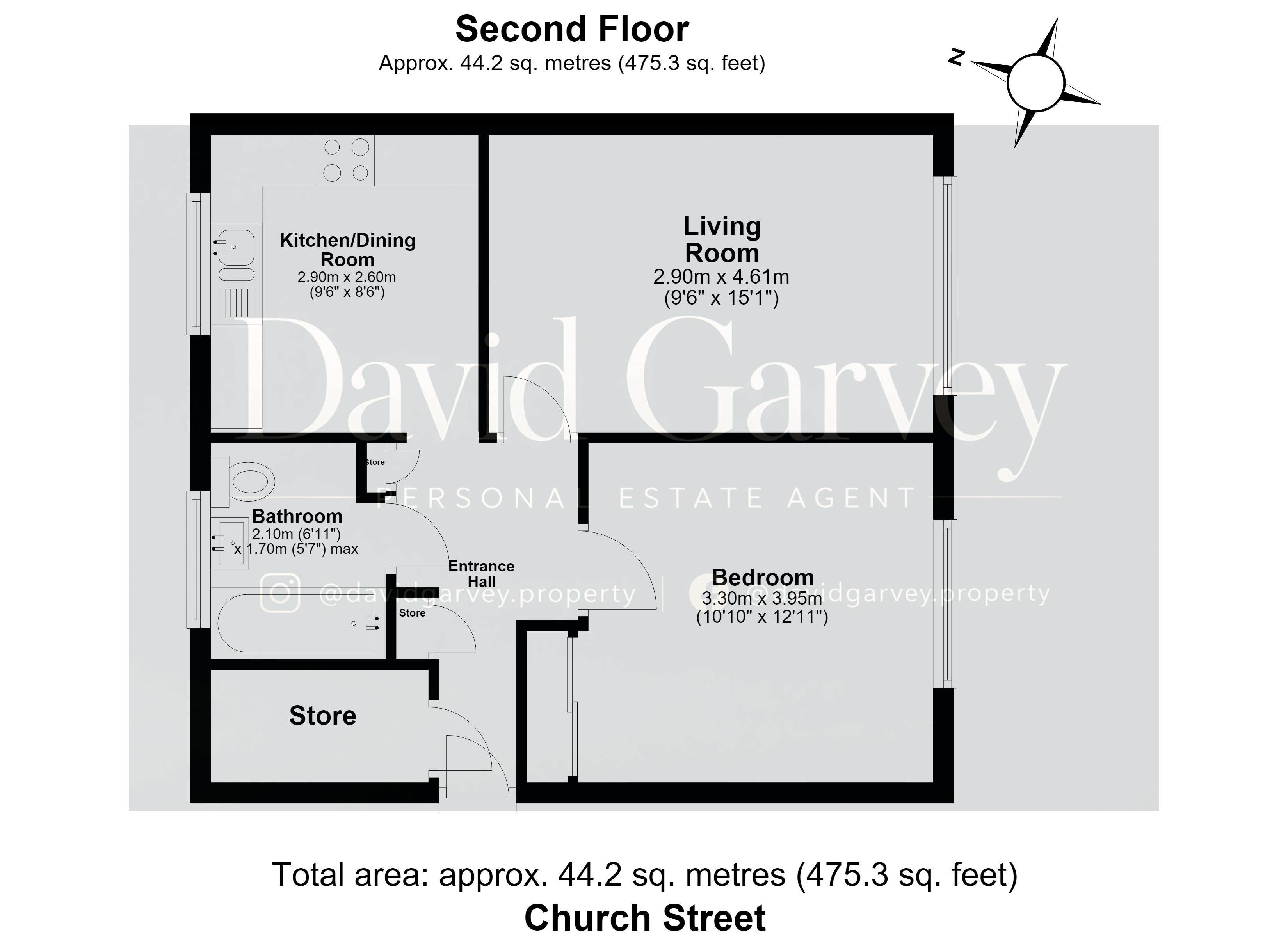 57, Church Street, Dagenham floorplan