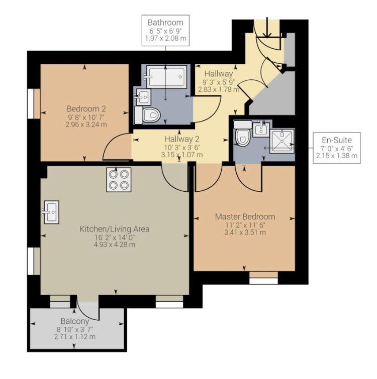 13, Alcock Crescent, Crayford floorplan