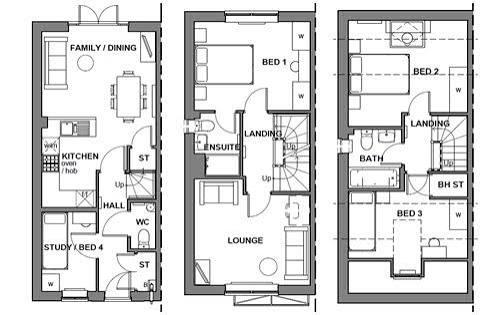 Kingsville, Plot 182, Herring Avenue, York floorplan