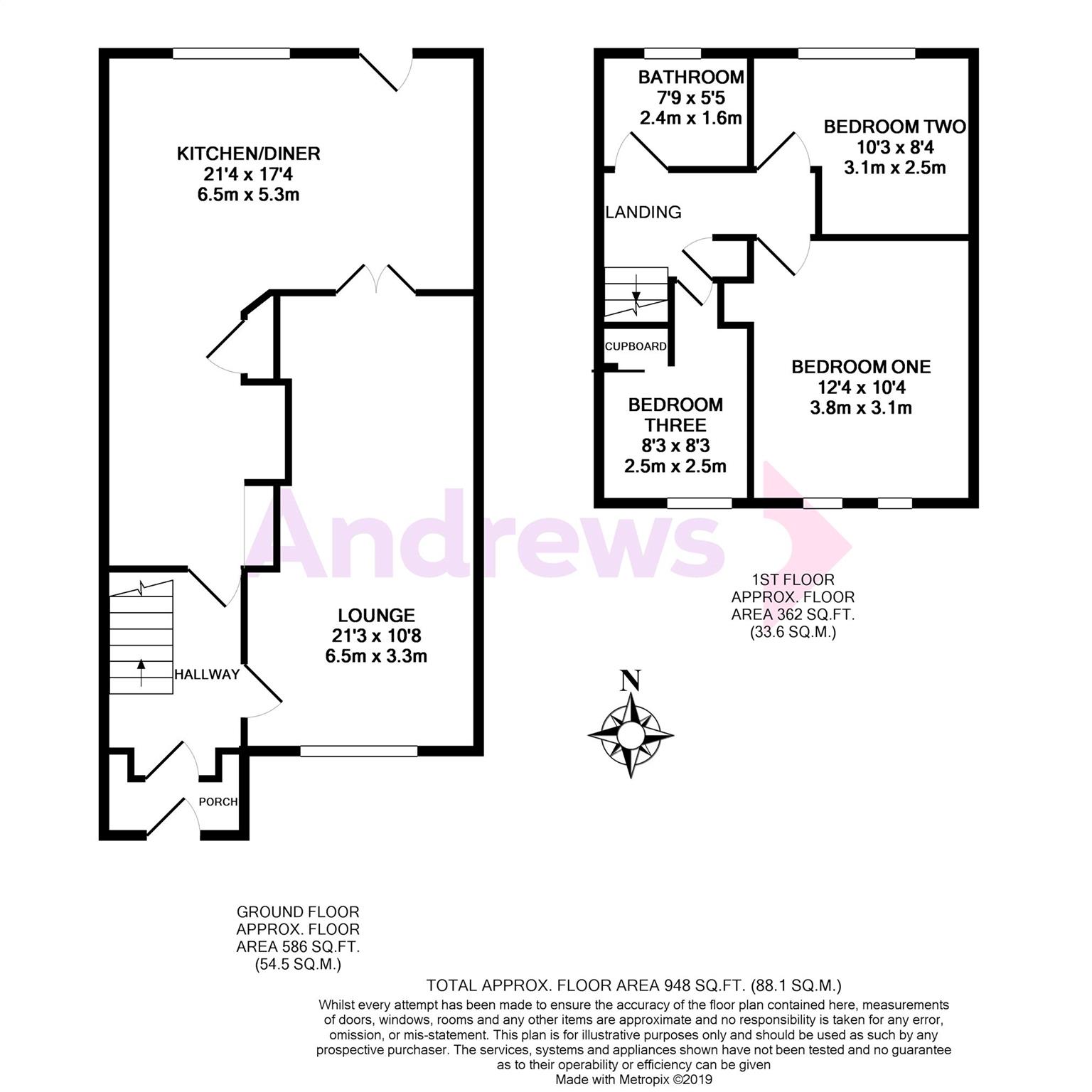 3 Bedrooms Terraced house for sale in Bletchingley Road, Merstham, Redhill RH1