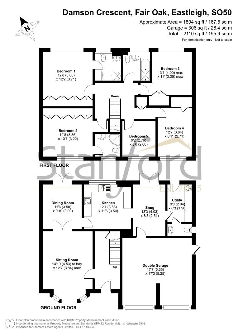 23, Damson Crescent, Eastleigh floorplan