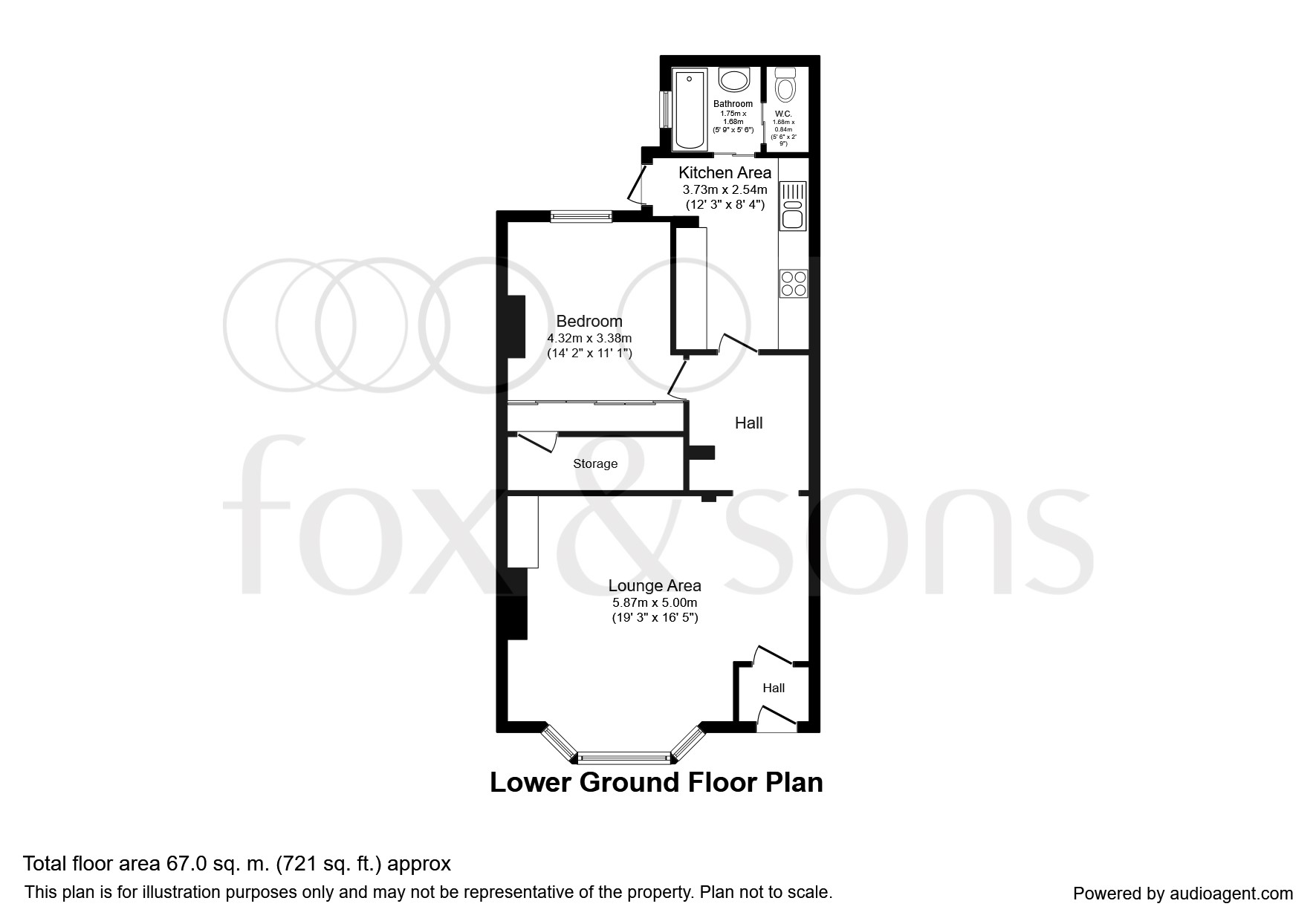 1 Bedrooms Flat for sale in St. Catherines Terrace, Hove BN3