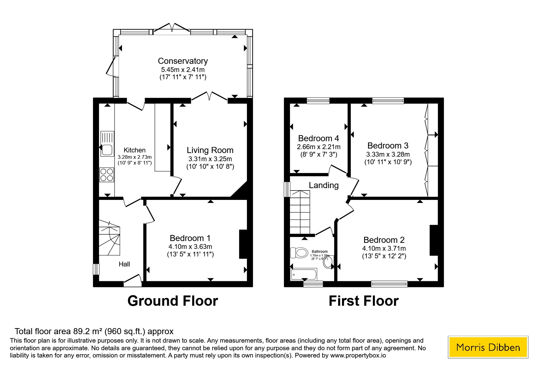 64, Harefield Road, Hampshire floorplan
