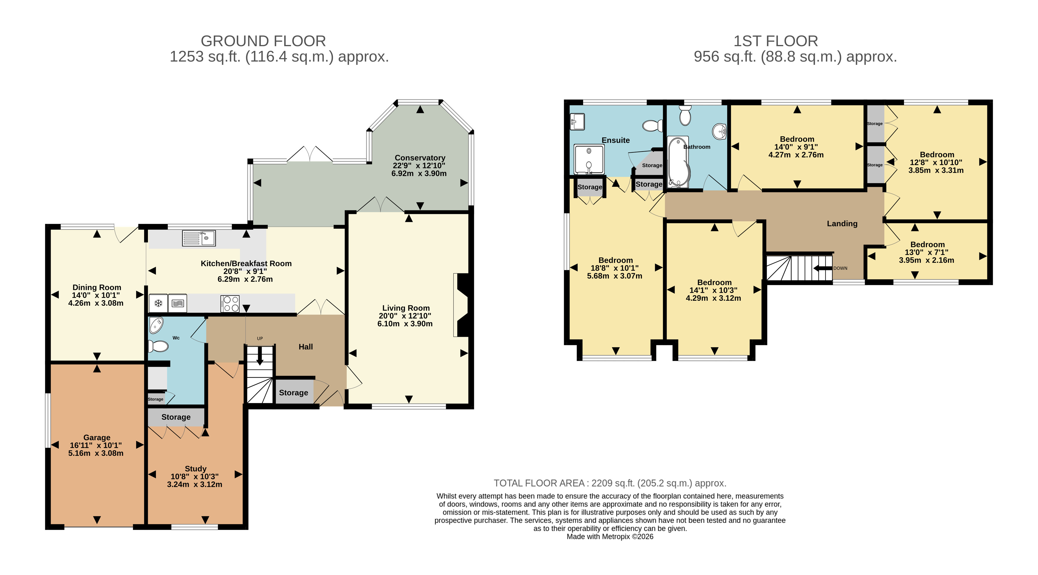 3, Orchard Close, Ashford floorplan